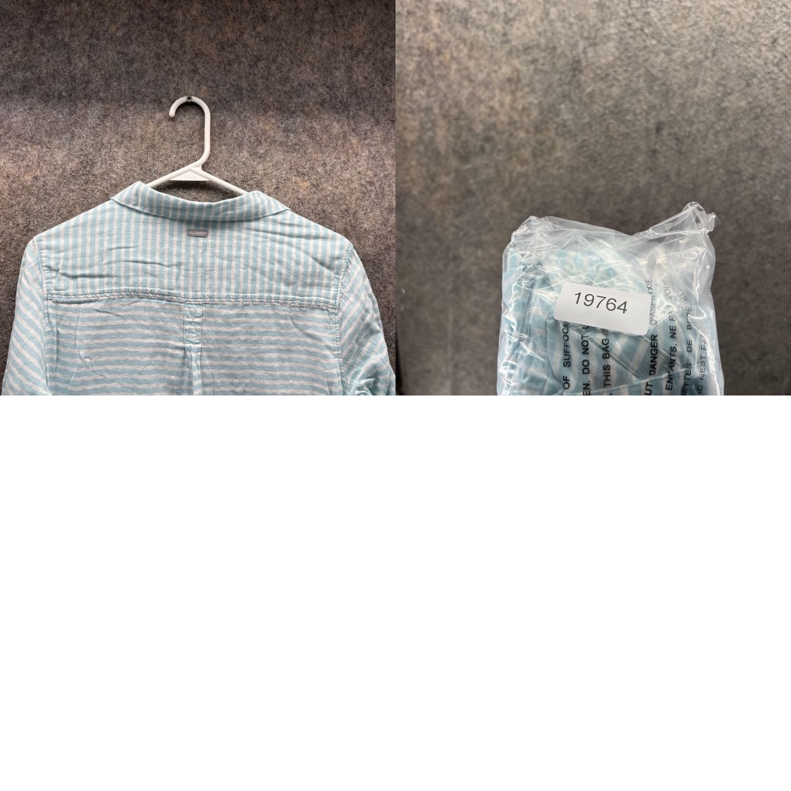 Vintage Columbia Shirt Women Medium Blue Striped Button-Up Casual Preppy Long Sleeve Shirt Size M / US 6-8 / IT 42-44 - 9 Thumbnail