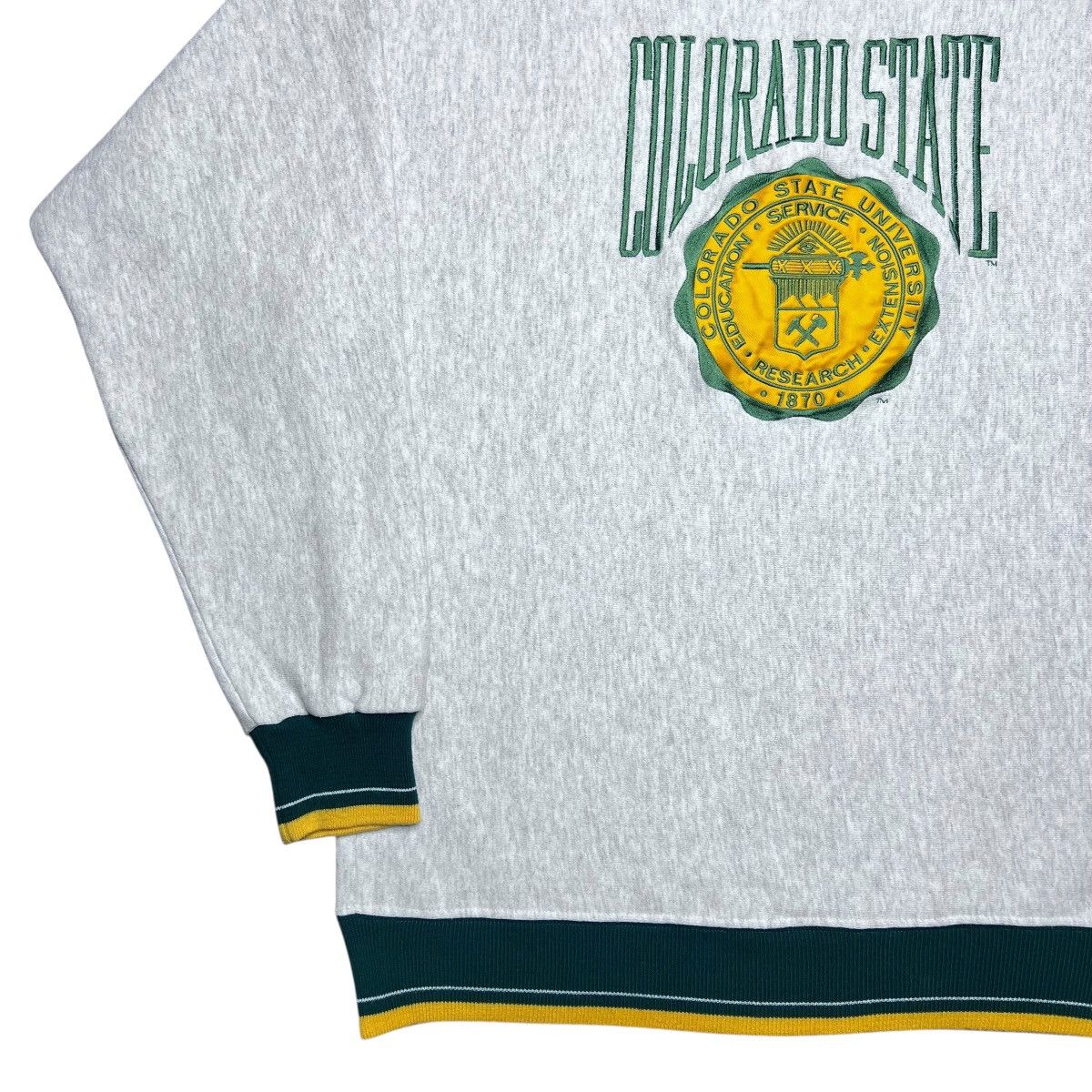 NCAA 1990s NCAA Colorado State Rams Legends Athletic Sweatshirt Size US L / EU 52-54 / 3 - 17 Thumbnail