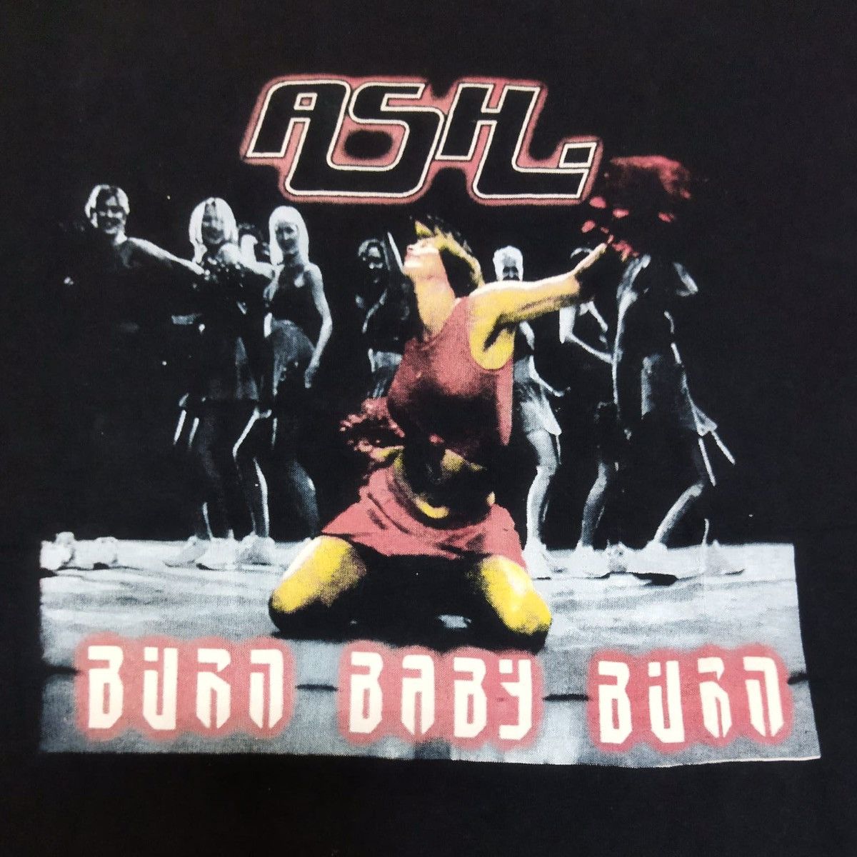 Band Tees × Vintage Vintage 00s Ash Band Burn Baby Burn Tee Size US L / EU 52-54 / 3 - 3 Thumbnail