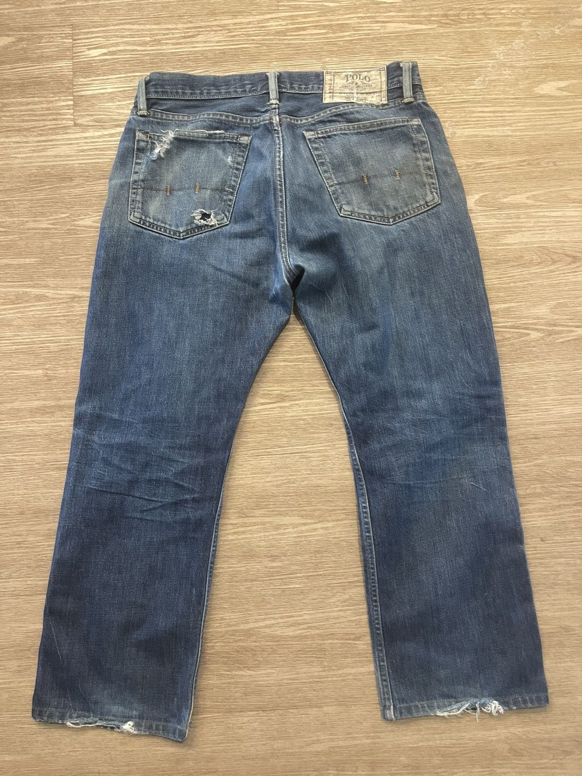 Polo Ralph Lauren × Vintage Vintage Polo Ralph Lauren blue denim pants Size US 34 / EU 50 - 2 Thumbnail