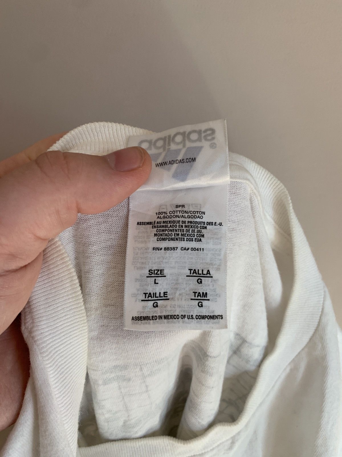 Adidas Adidas Vintage Football T Shirt Soccer Size L Size US L / EU 52-54 / 3 - 9 Thumbnail