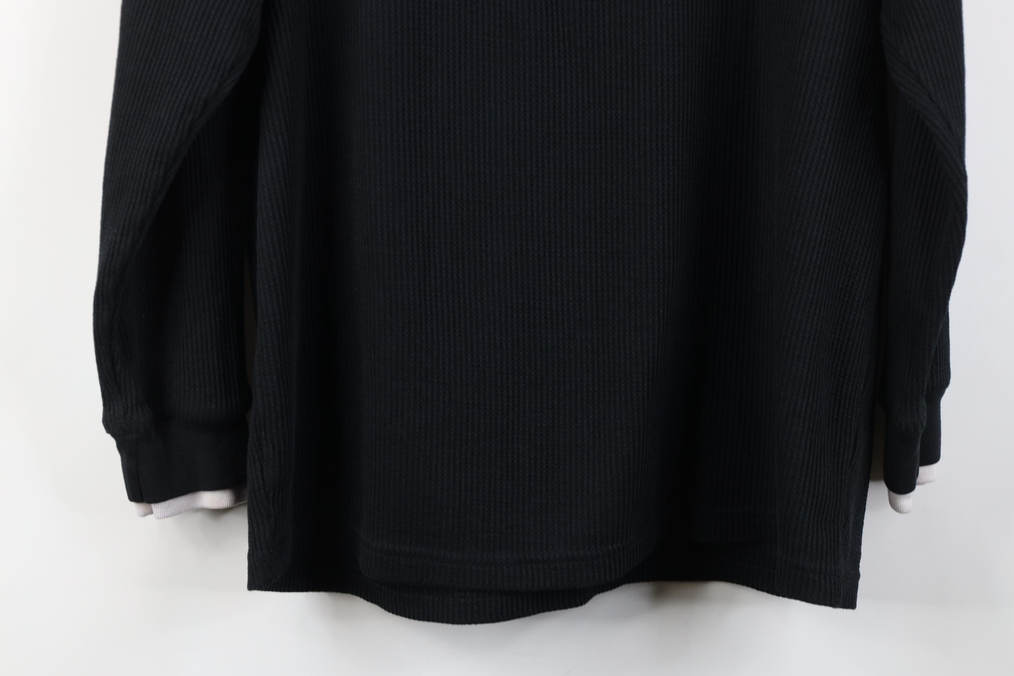 Vintage Vintage 90s Streetwear Thermal Waffle Knit Henley T-Shirt Size S / US 4 / IT 40 - 13 Thumbnail