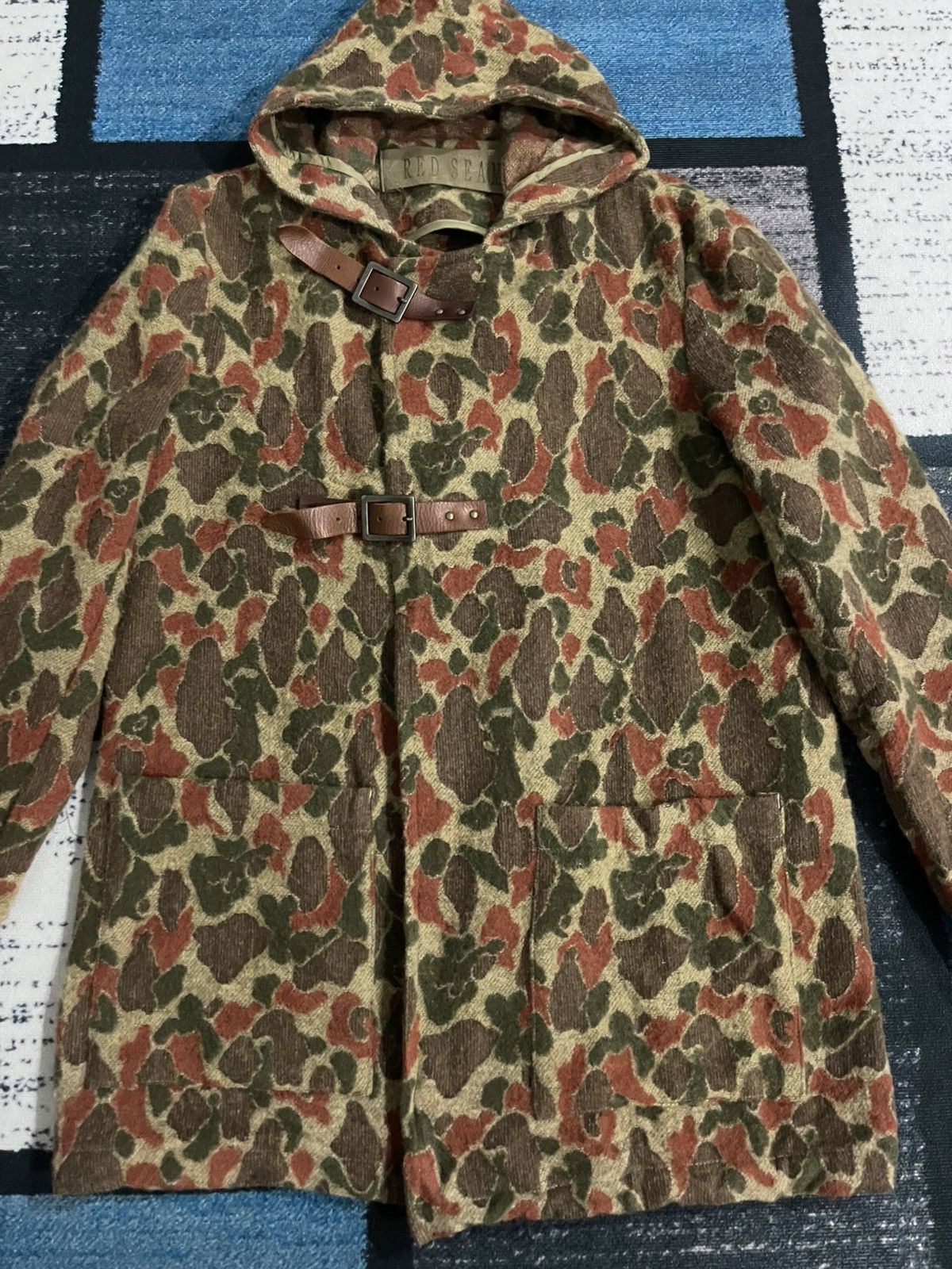 URBAN RESEARCH DOORS × Vintage Vintage Red Seam Urban Research Duck Camo Jacket Size US L / EU 52-54 / 3 - 5 Thumbnail