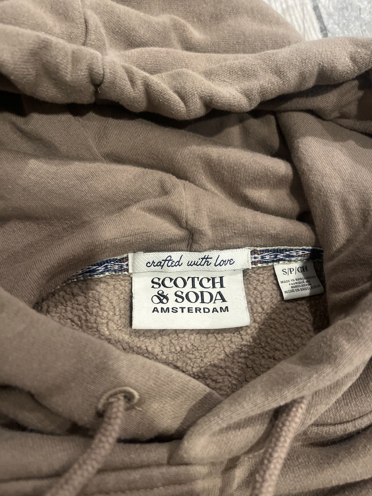 Scotch & Soda Scotch&soda embroidered brown hoodie Size US S / EU 44-46 / 1 - 5 Thumbnail