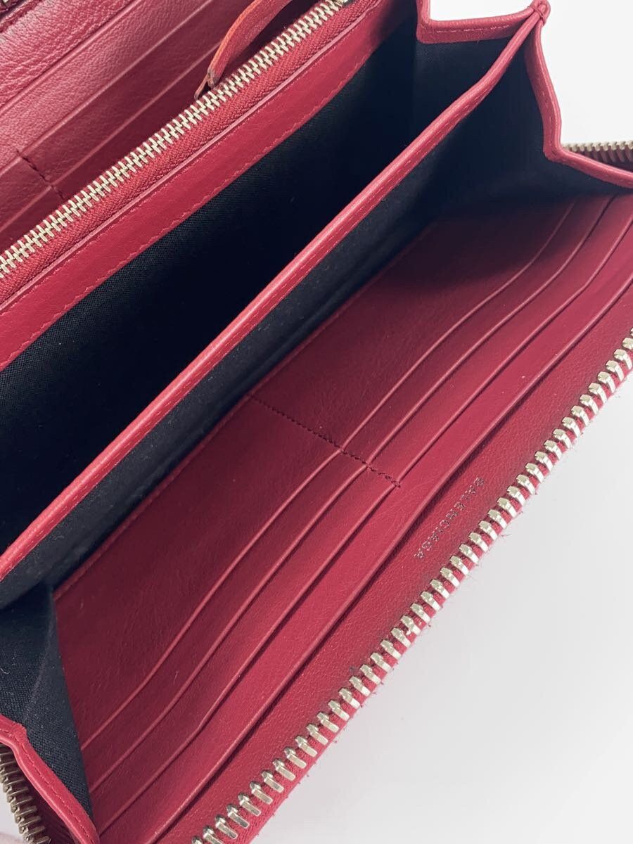 Balenciaga Balenciaga Paper Continental Leather Long Wallet Bordeaux Size ONE SIZE - 6 Thumbnail