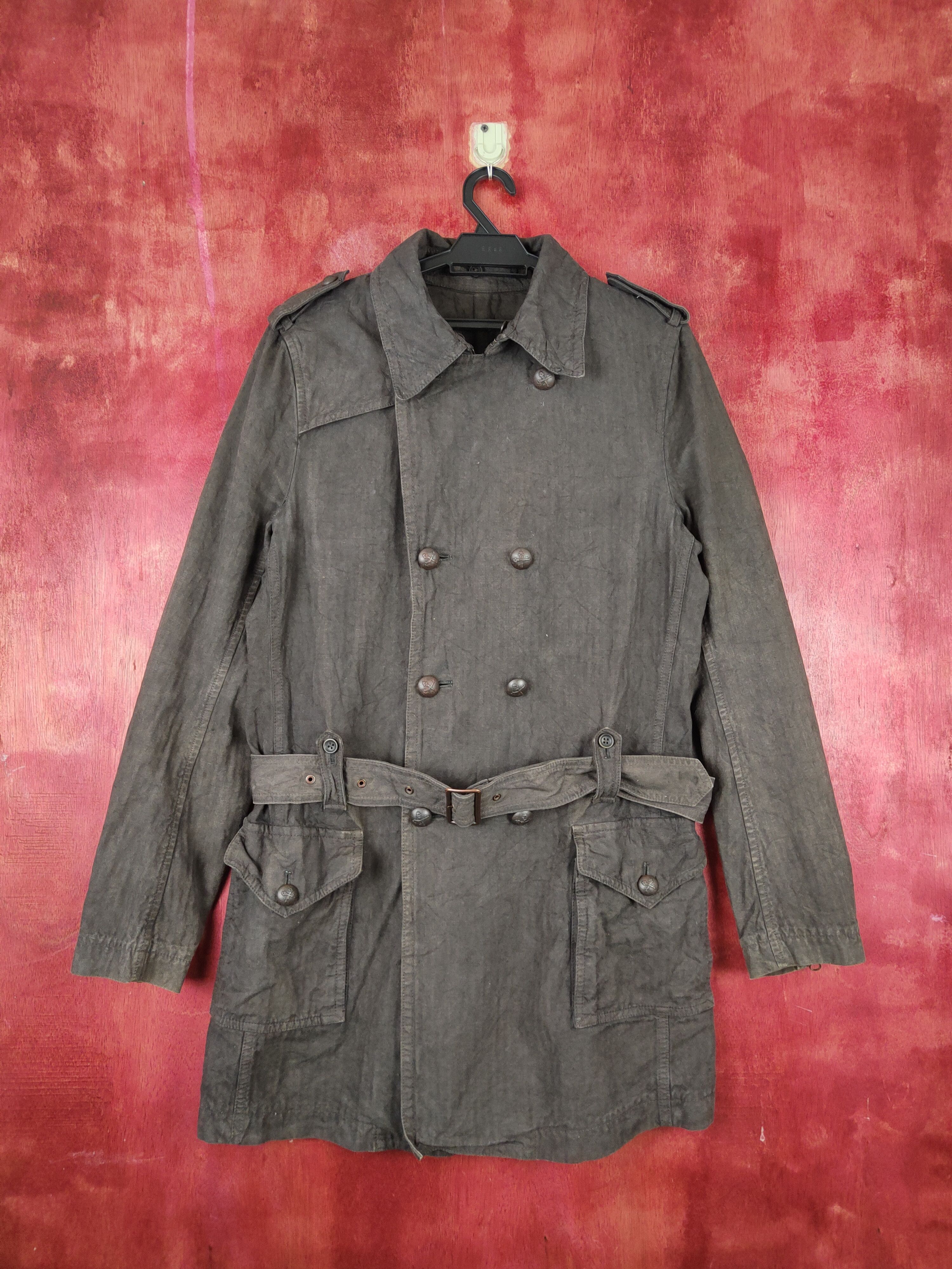 Japanese Brand Haib japan multipocket Dark Brown parka Coat jacket #S1329 Size US M / EU 48-50 / 2 - 1 Thumbnail