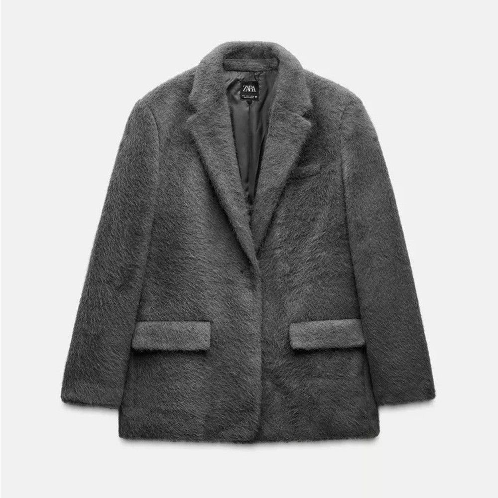 Zara 🦋 Bloggers Favorite 🦋 NWT Zara Faux Fur Soft Oversized St Size M / US 6-8 / IT 42-44 - 1 Thumbnail