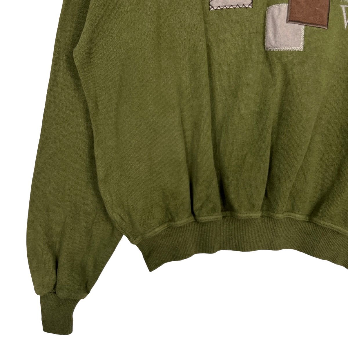Japanese Brand 🔥 CLAUDIO VALENTINO EMBROIDERY SWEATSHIRTS Size US L / EU 52-54 / 3 - 4 Thumbnail
