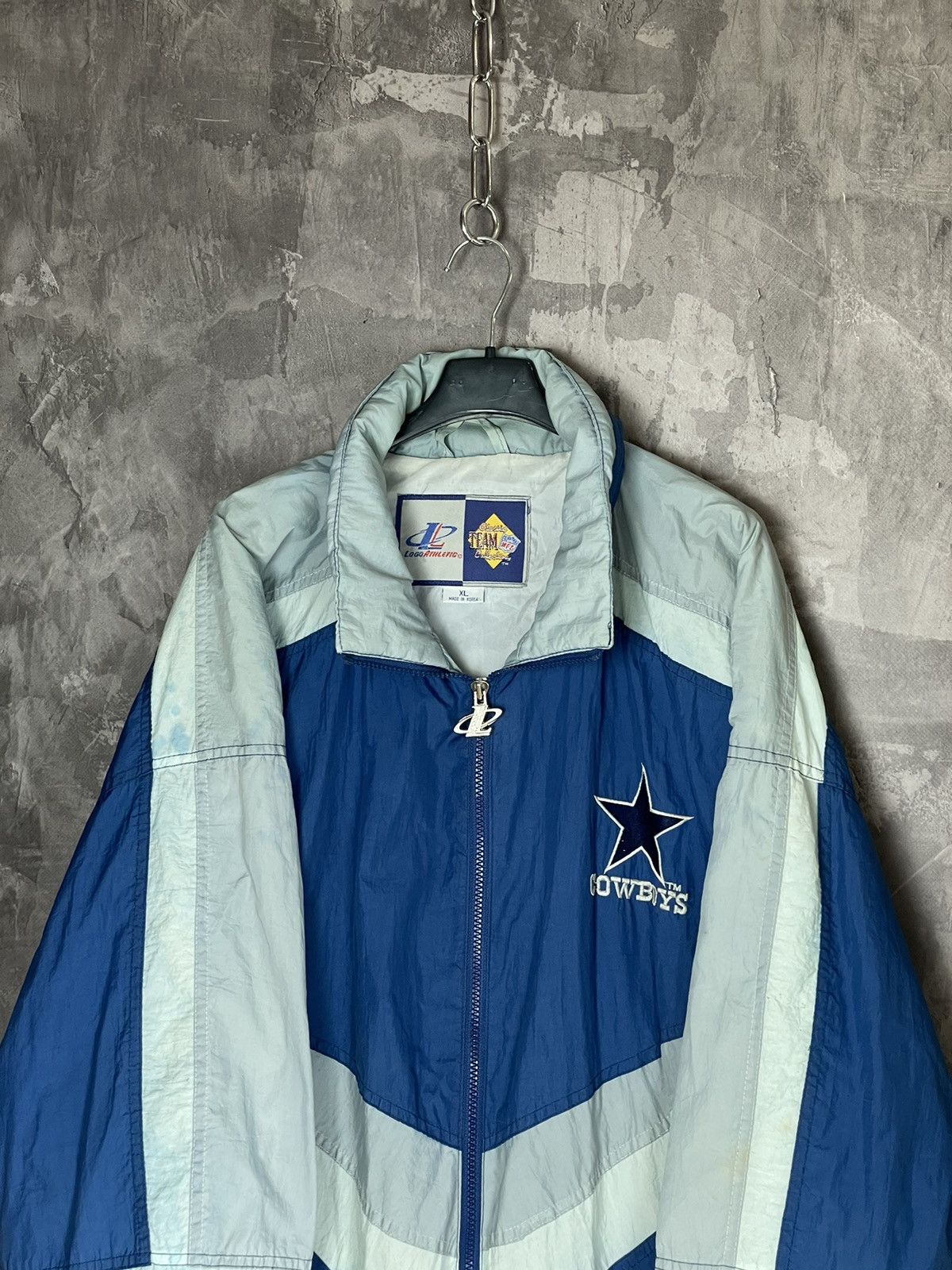 Logo Athletic × NFL × Vintage Vintage Cowboys Logo Athletic Vintage 90s Rare light jacket Size US XL / EU 56 / 4 - 3 Thumbnail