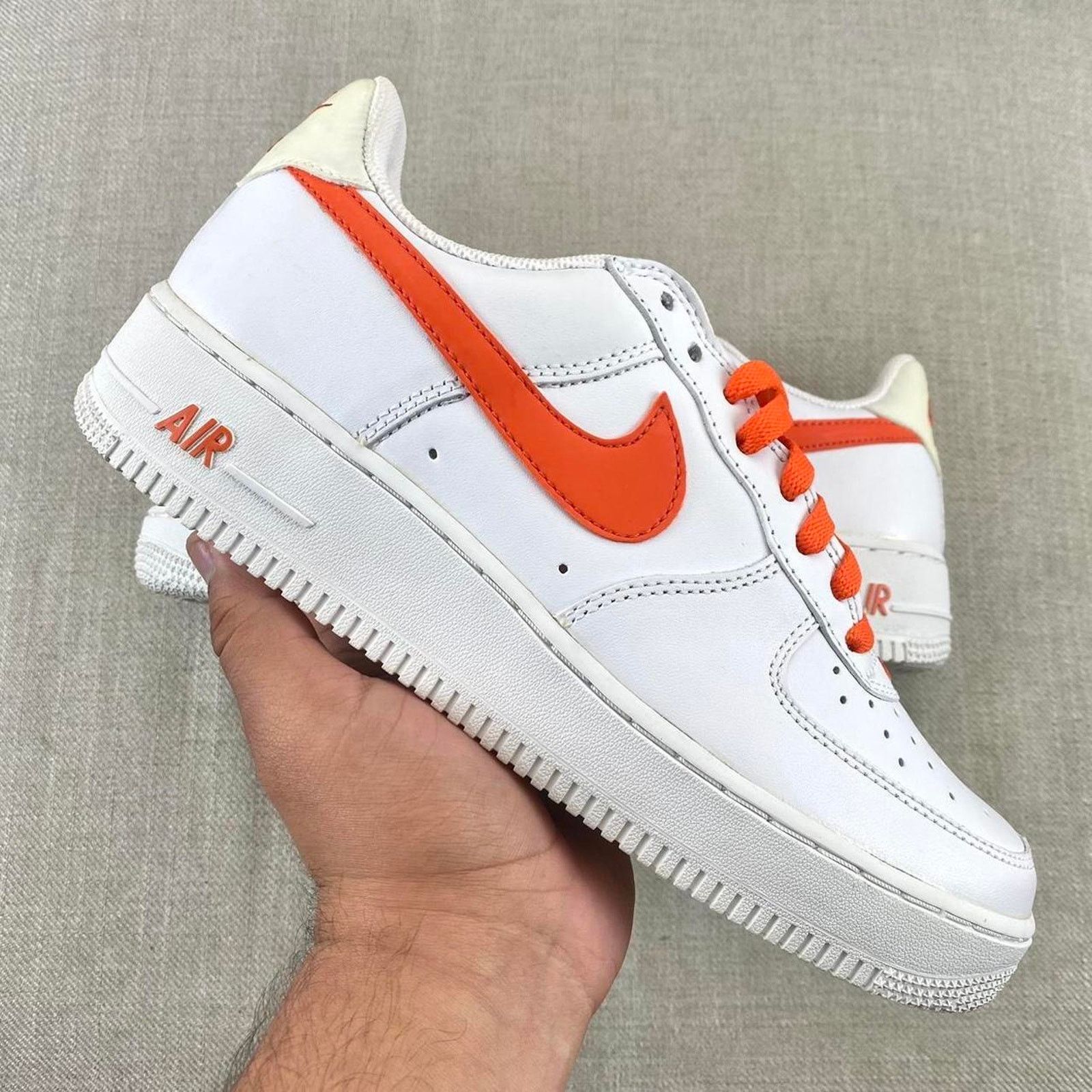 Nike 2004 Nike Air Force 1 “Orange Blaze” Size US 9 / EU 42 - 1 Thumbnail