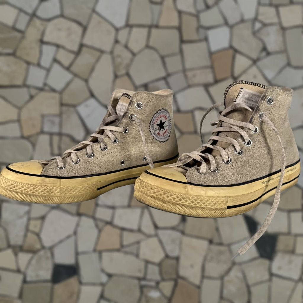 Converse Converse Chuck 70 thisisneverthat High Top Sneakers Beige Leather US 7.5 Men’s Casual Streetwear Womens Unisex Adults Shoes Size US M / EU 48-50 / 2 - 1 Thumbnail