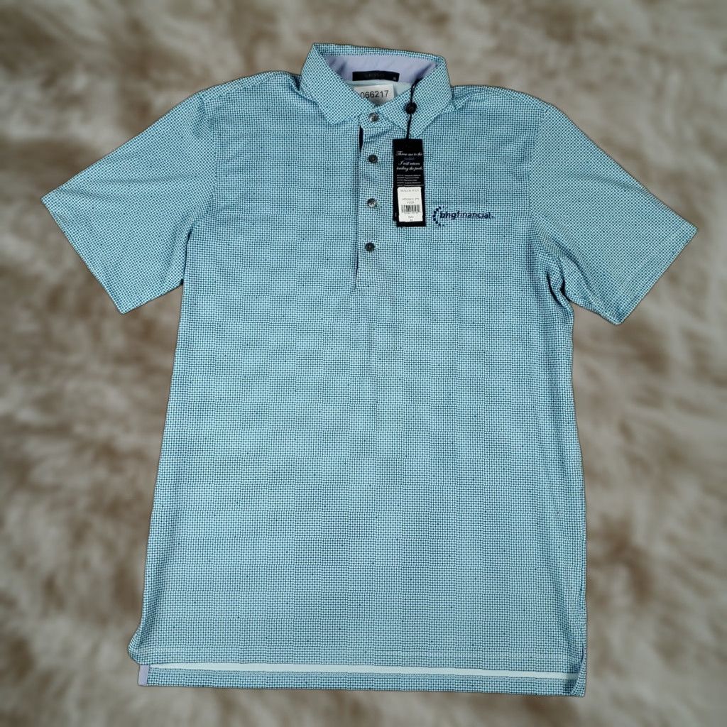 Vintage Greyson Polo Shirt Mens Size Medium Blue Wolf Golf Casual Short Sleeve Size US M / EU 48-50 / 2 - 1 Thumbnail