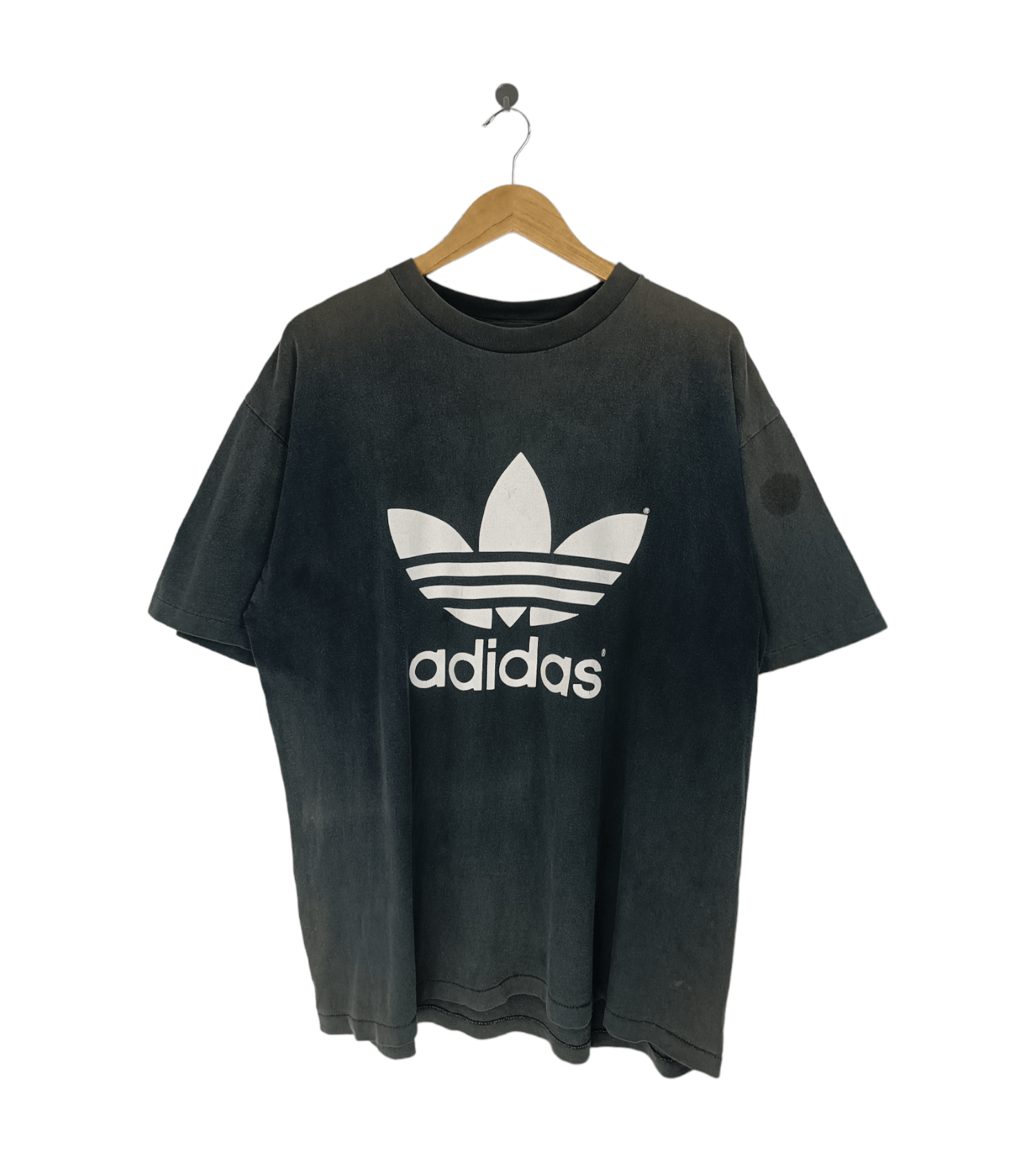 Adidas THRASHED FADED VINTAGE 90'S ADIDAS TREFOIL STITCH VERY RARE Size US XL / EU 56 / 4 - 1 Thumbnail