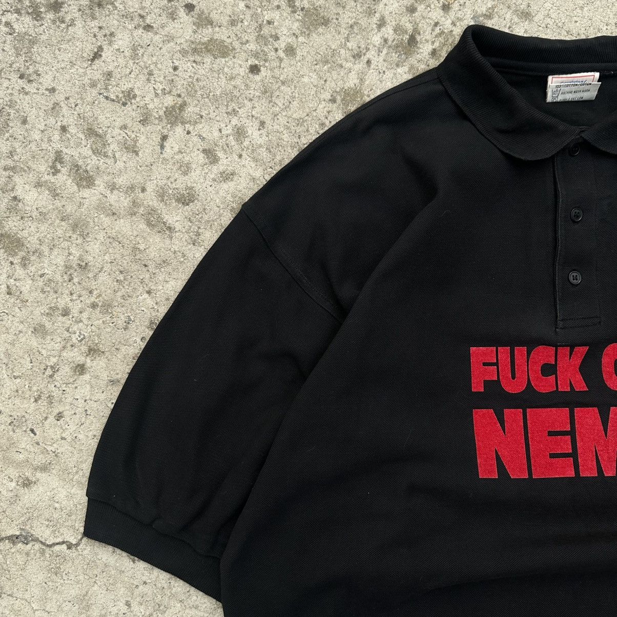 Fuck The Population Vintage Japanese Style Fuck Of Nemo Polo Rap Tee Grunge Joke Size US XXL / EU 58 / 5 - 5 Thumbnail
