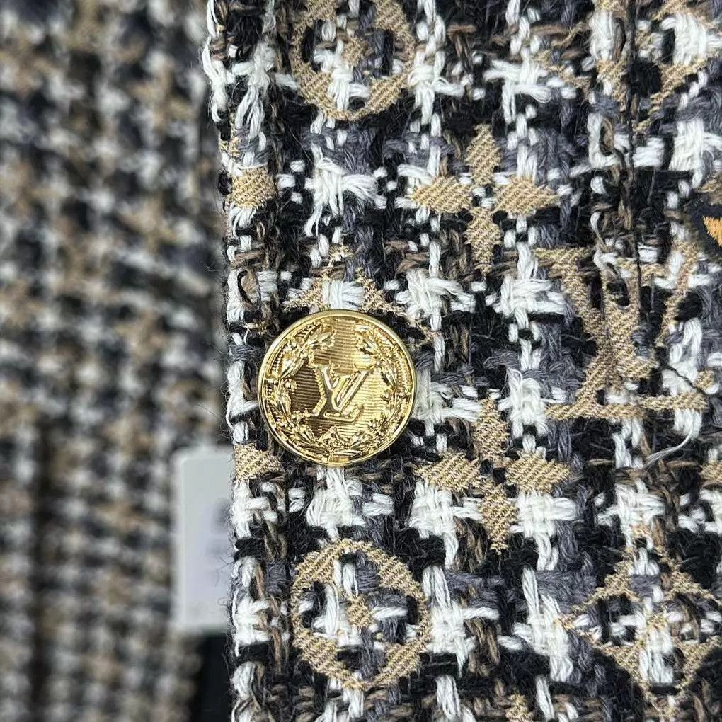 Louis Vuitton LV tweed monogram all over blazer 99 new 36 Size XS / US 0-2 / IT 36-38 - 5 Thumbnail