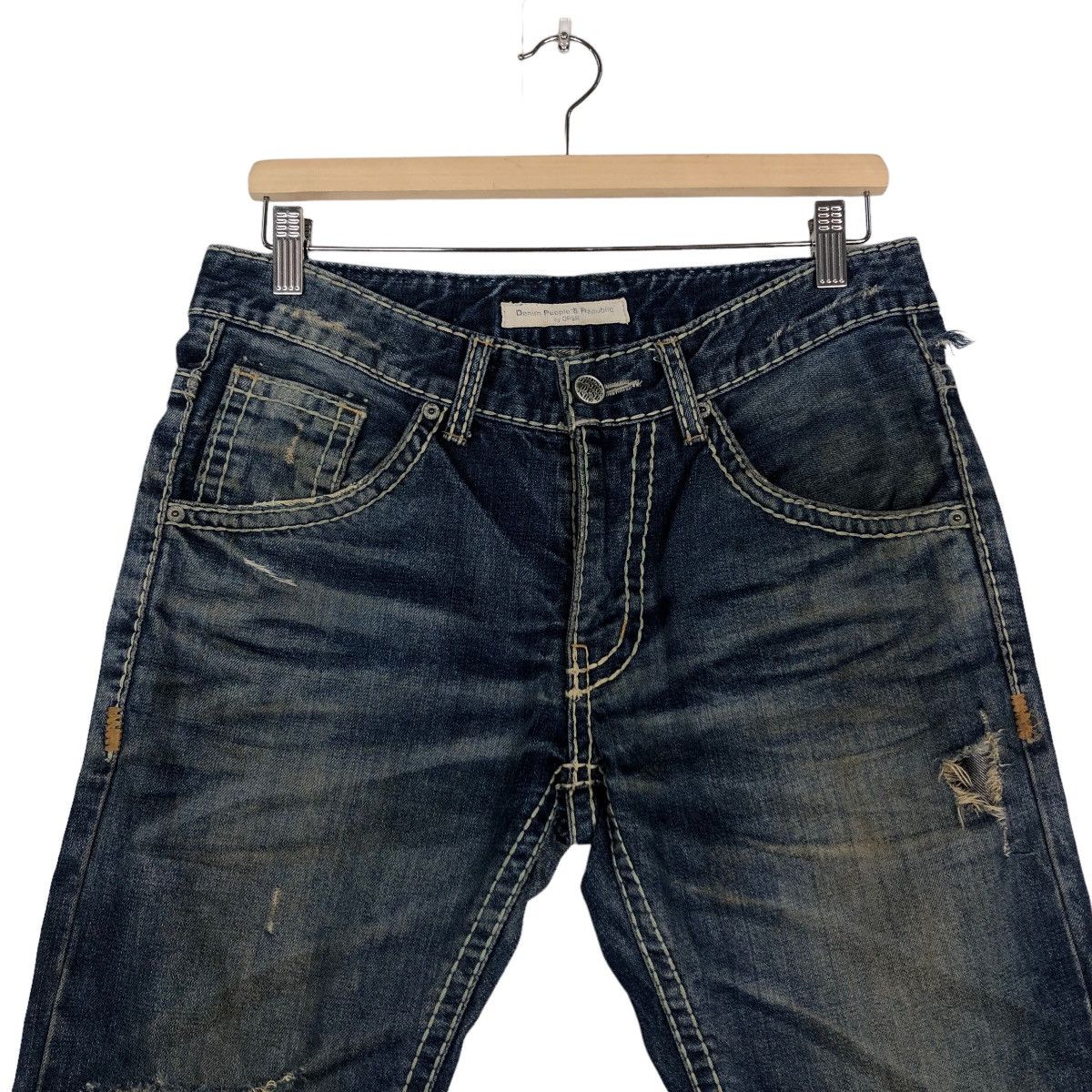 Japanese Brand 🔥Biker Jeans Rider Denim People & Republic Issey Miyake Size US 32 / EU 48 - 3 Thumbnail