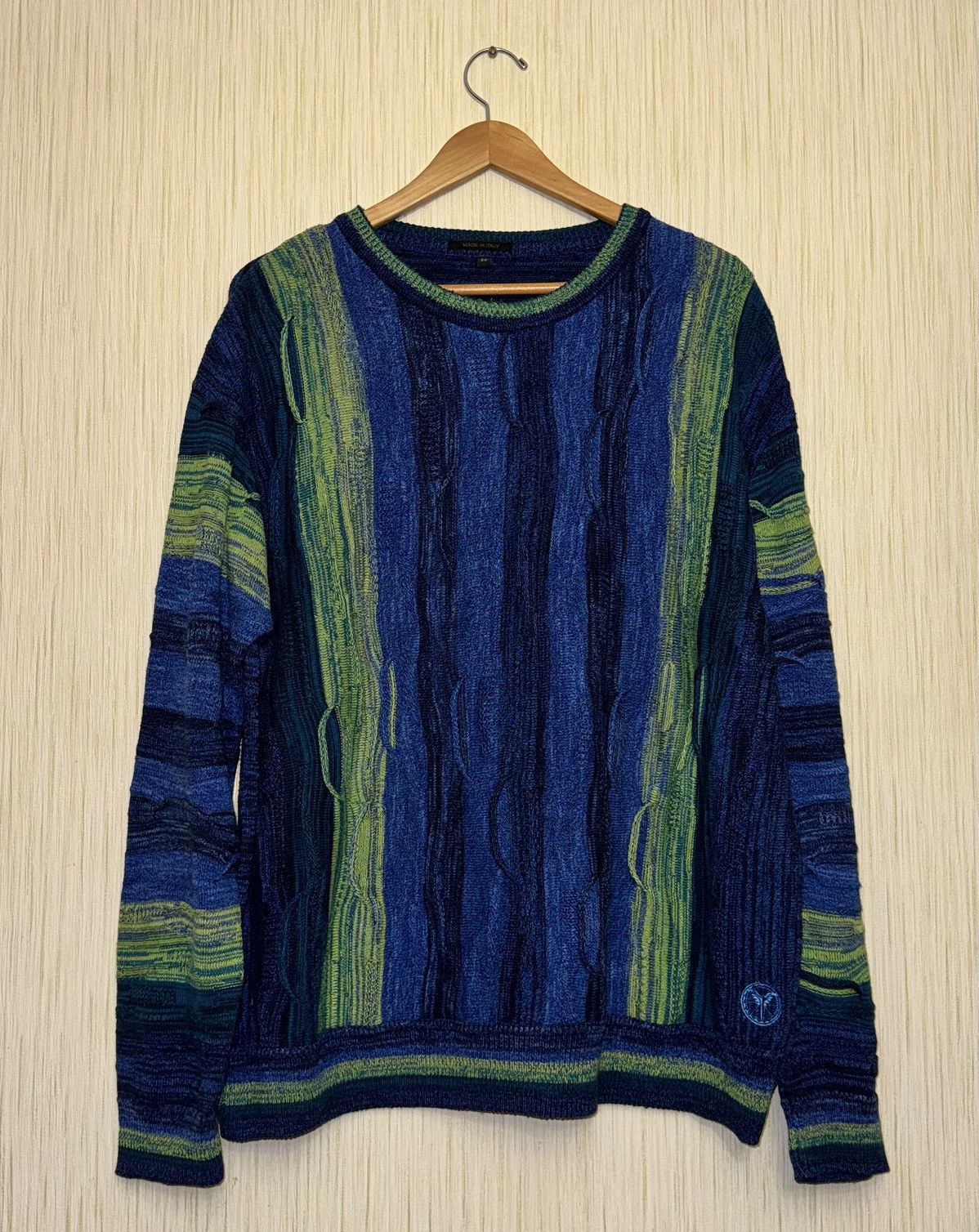 Coogi Carlo Colucci Coogi type sweater 3D knit Size US L / EU 52-54 / 3 - 1 Thumbnail