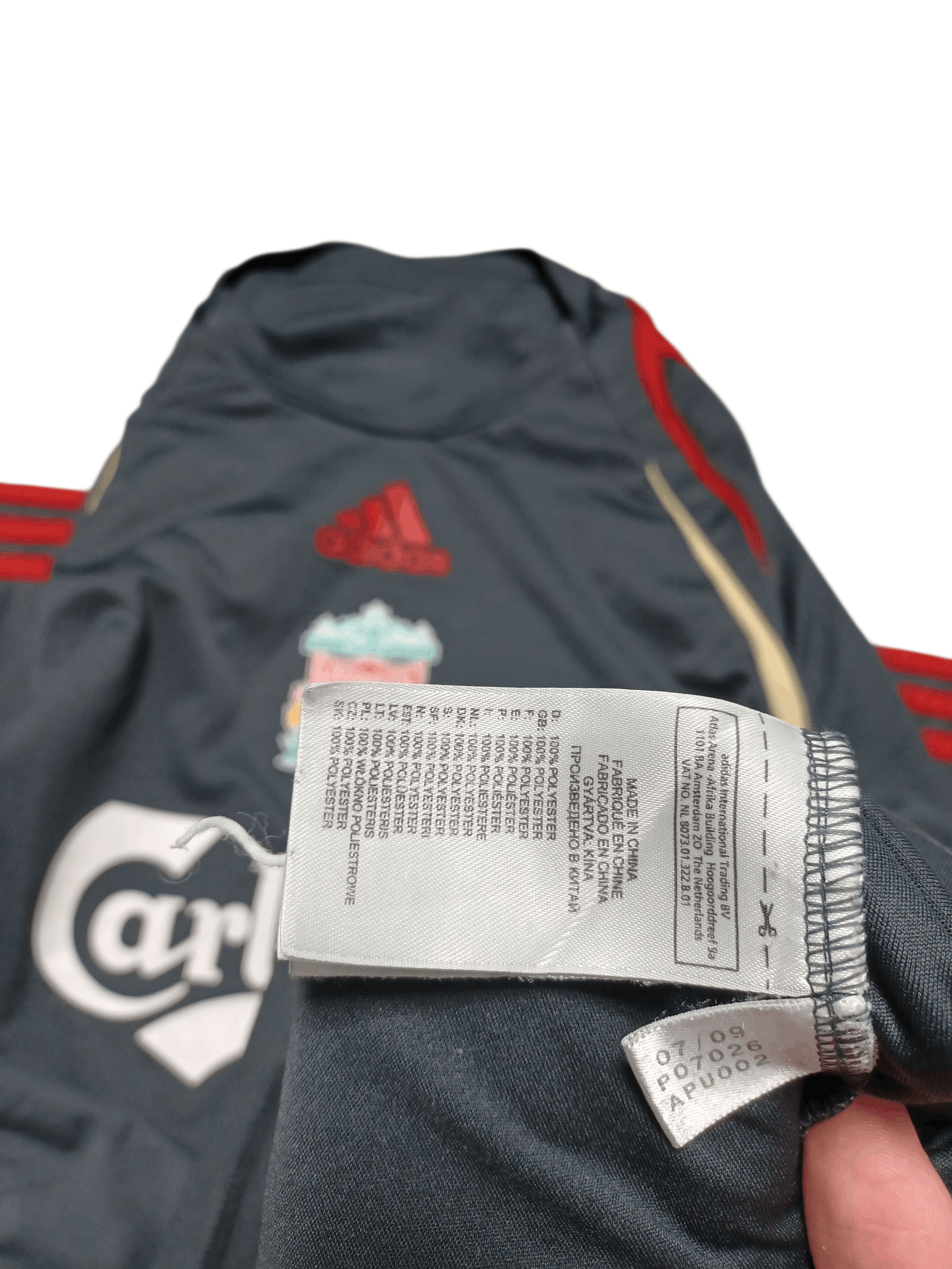 Adidas LIVERPOOL ADIDAS VINTAGE 2009 CARLSBERG TRAINING TEE Size US L / EU 52-54 / 3 - 7 Thumbnail