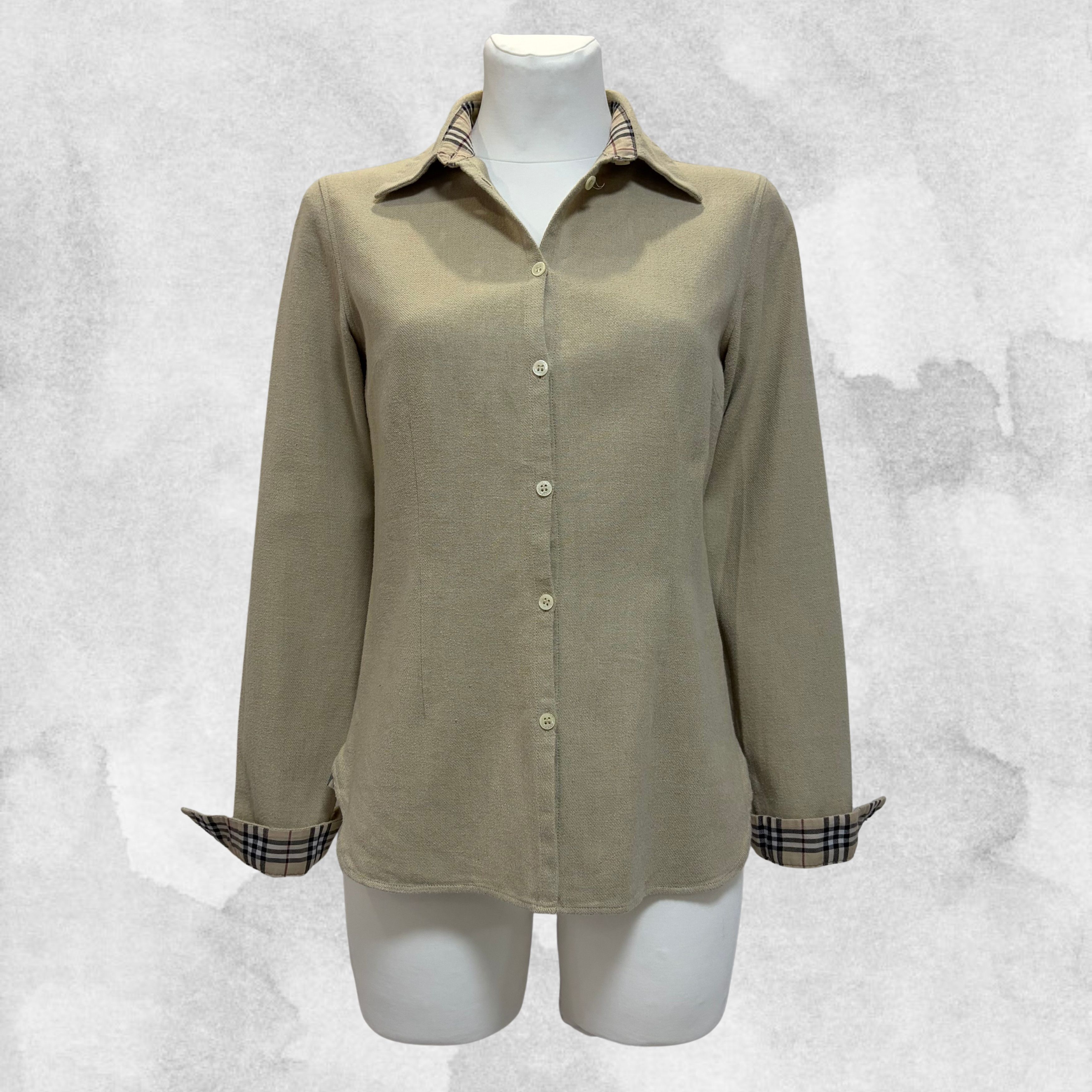 Burberry BURBERRY London Vintage Button Up Shirt Nova Check USA4 IT40 Size S / US 4 / IT 40 - 2 Thumbnail
