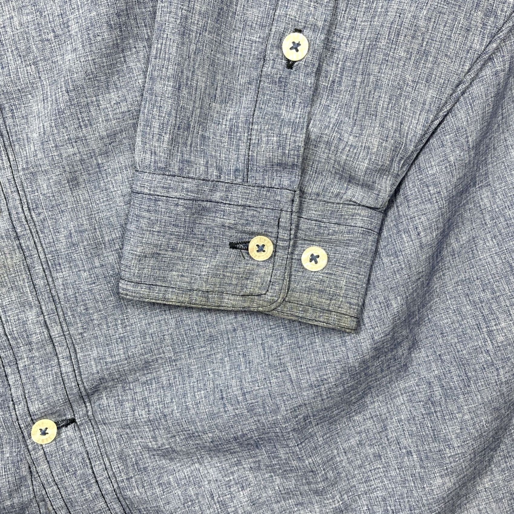 Vintage Southern Marsh Performance Button Up Shirt Mens 2X Blue Long Sleeve Coastal Size US XXL / EU 58 / 5 - 5 Thumbnail