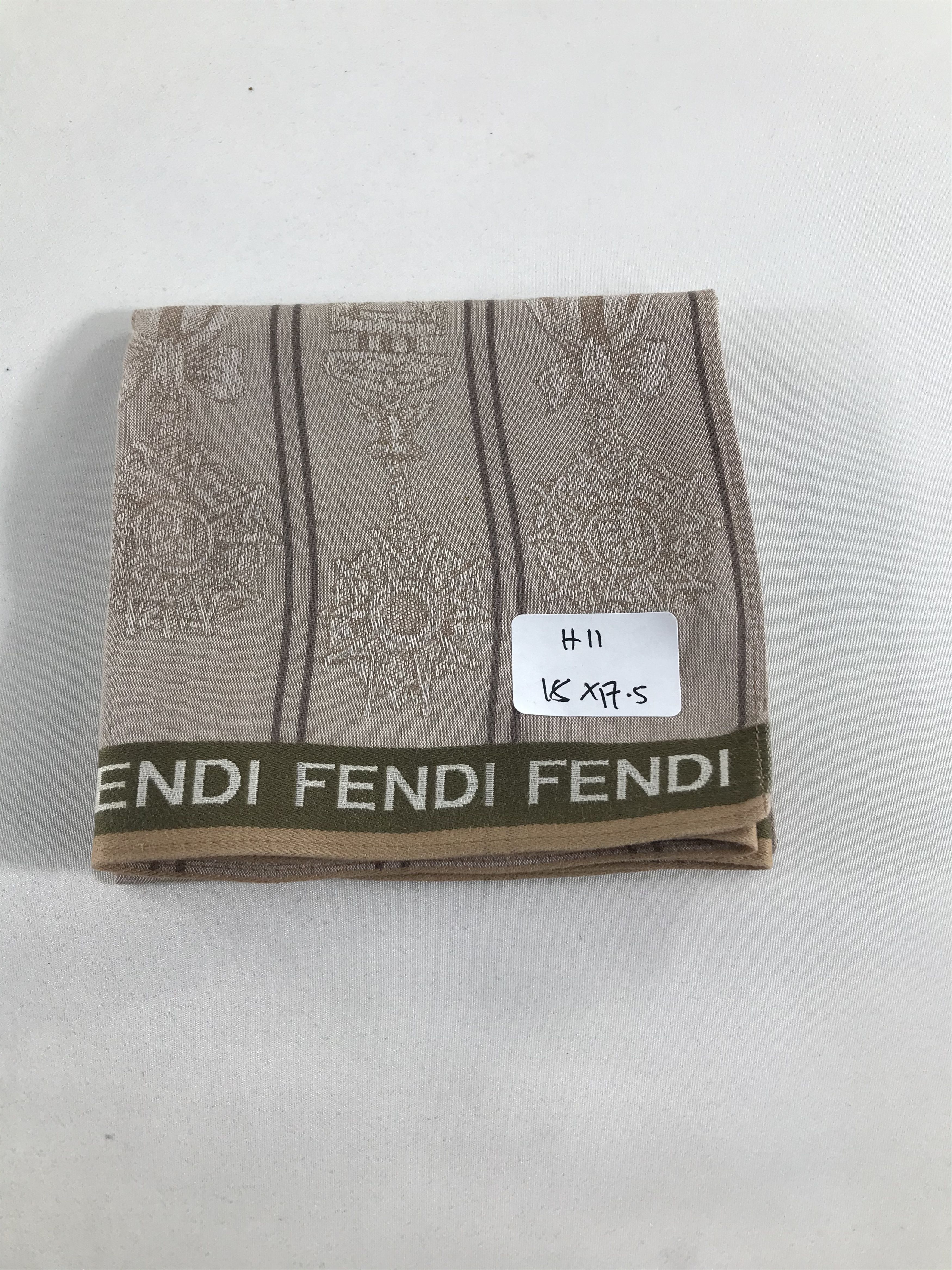 Vintage Fendi Medal of Honor Handkerchief Neckerchief Bandana H11 Size ONE SIZE - 5 Thumbnail
