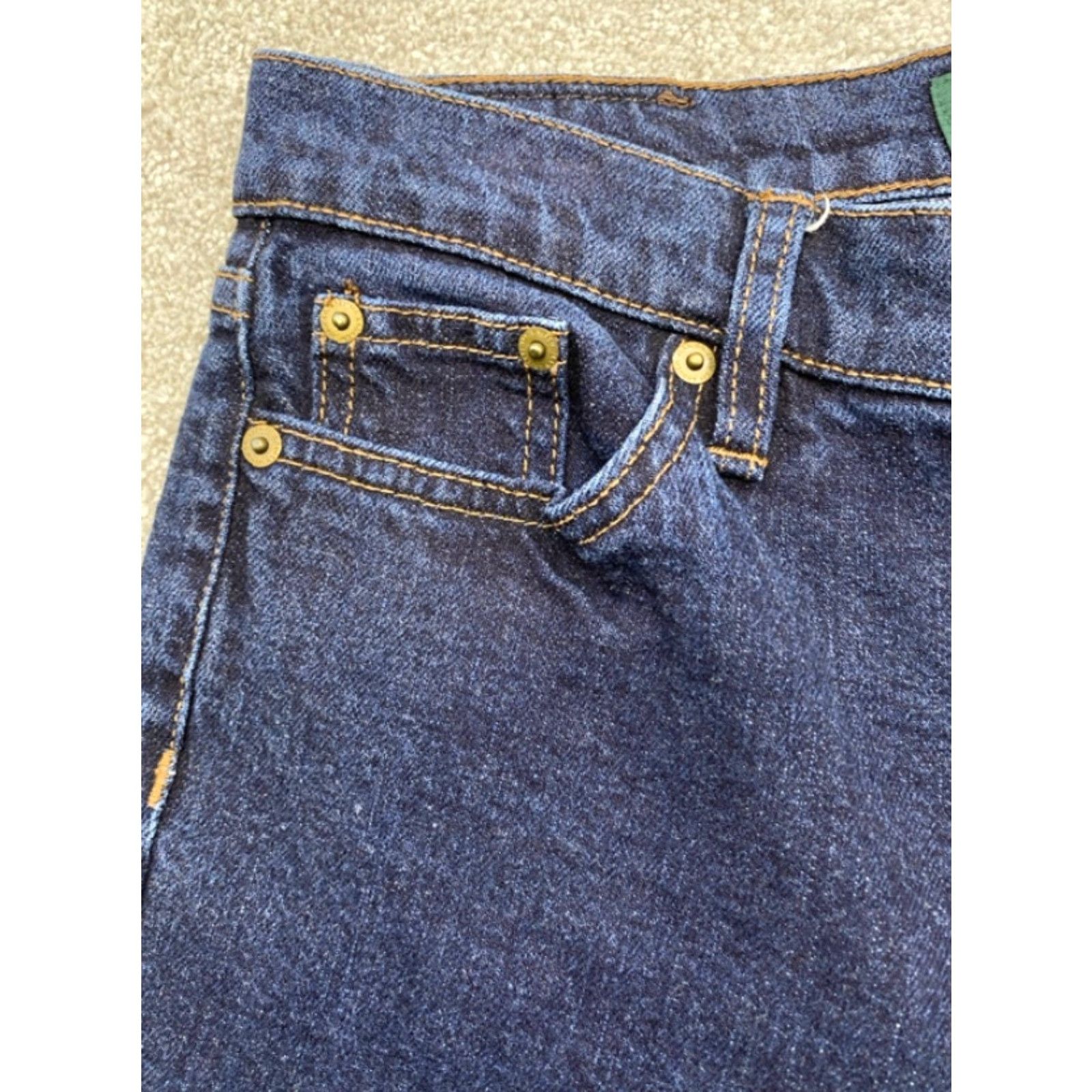 Ralph Lauren Lauren Ralph Lauren Jeans Women 6P Blue Denim Classic Straight Leg Jeans Fits: Classic 29" Waist 28" Inseam XS? Size 28" / US 6 / IT 42 - 4 Thumbnail