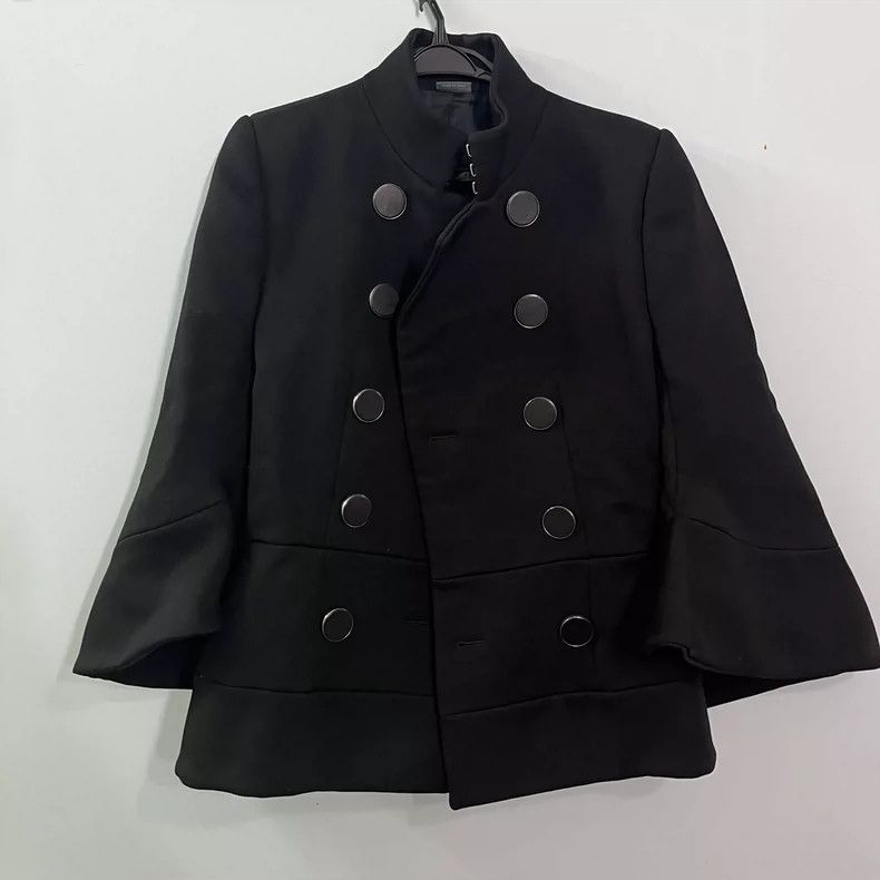 Alexander McQueen Alexander Mcqueen Black coat Size M / US 6-8 / IT 42-44 - 1 Thumbnail