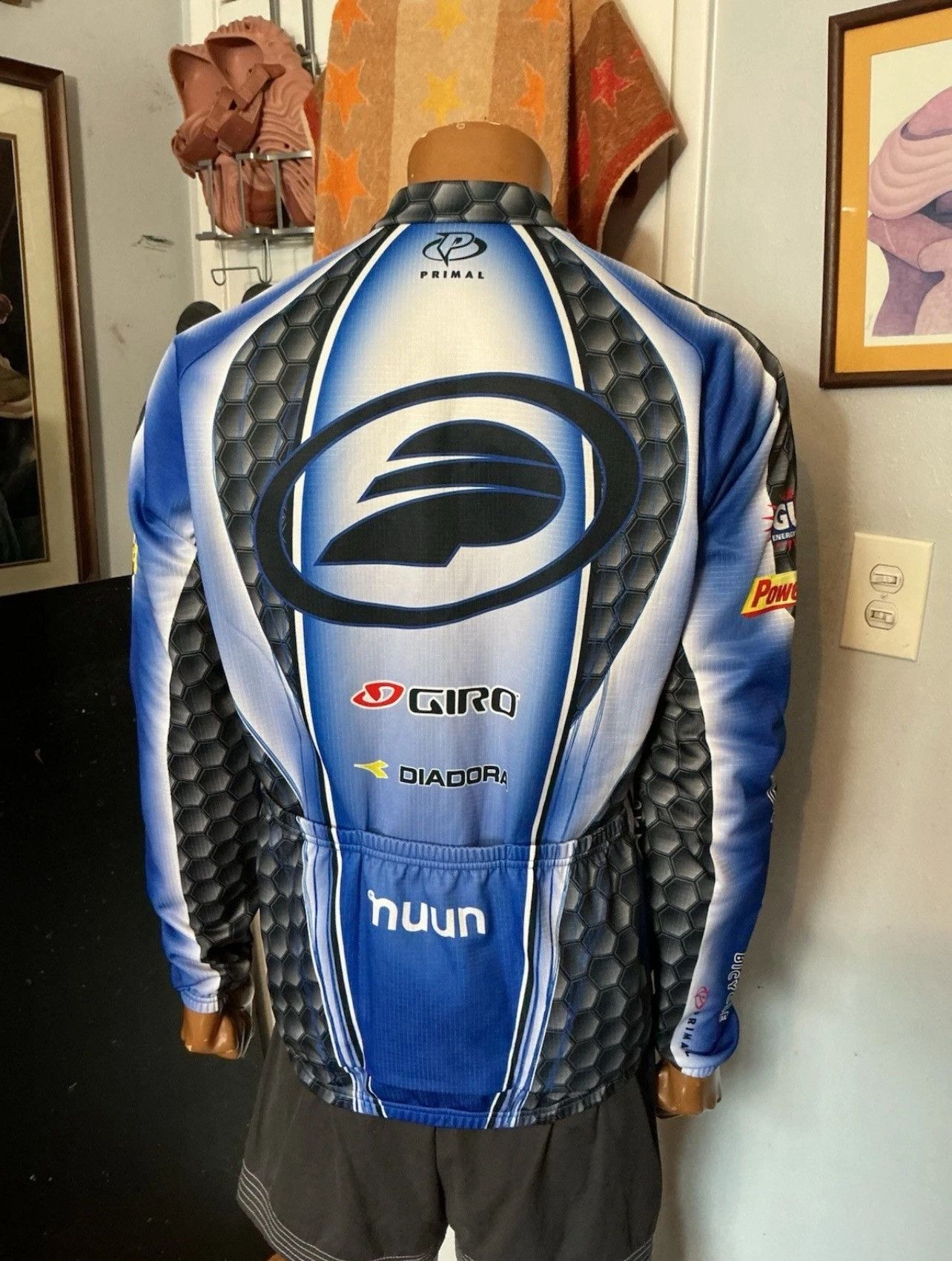 Other Primal Fi’zi:K Performance Bike Cycling Jersey Wind Jacket Size US L / EU 52-54 / 3 - 7 Thumbnail