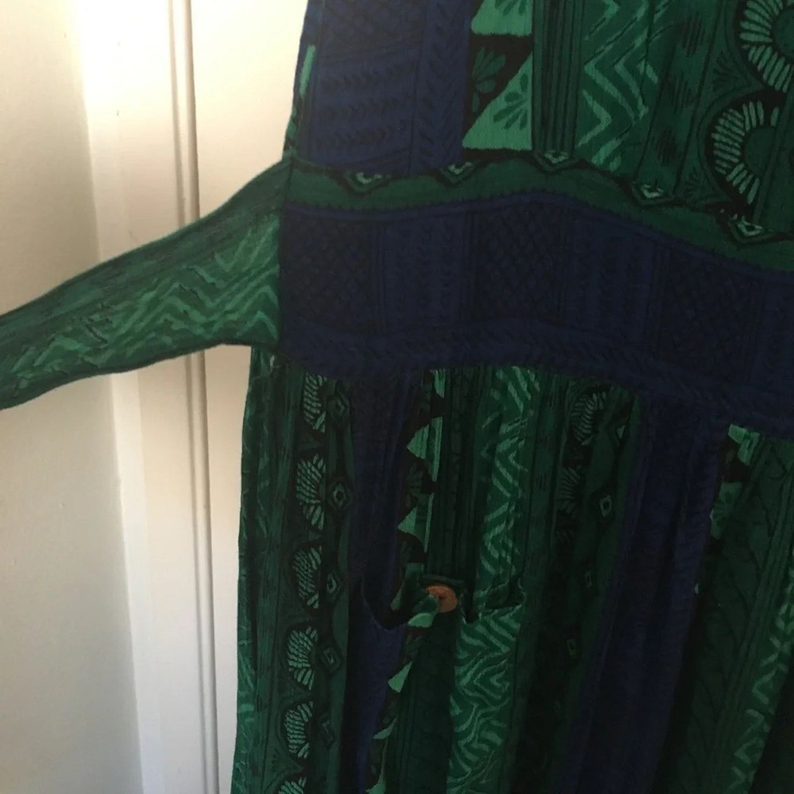The Unbranded Brand Karin Stevens vintage 100% rayon dress, size 12 Size M / US 6-8 / IT 42-44 - 5 Thumbnail