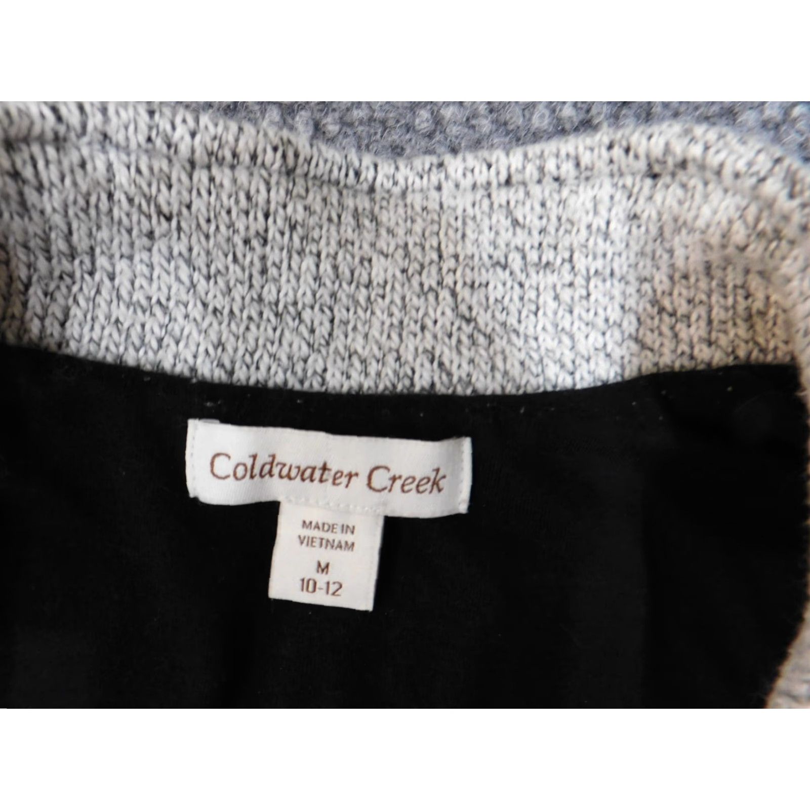 Coldwater Creek coldwater creek vest medium gray lined quilted womens zip cotton acrylic shirt? Size M / US 6-8 / IT 42-44 - 5 Thumbnail