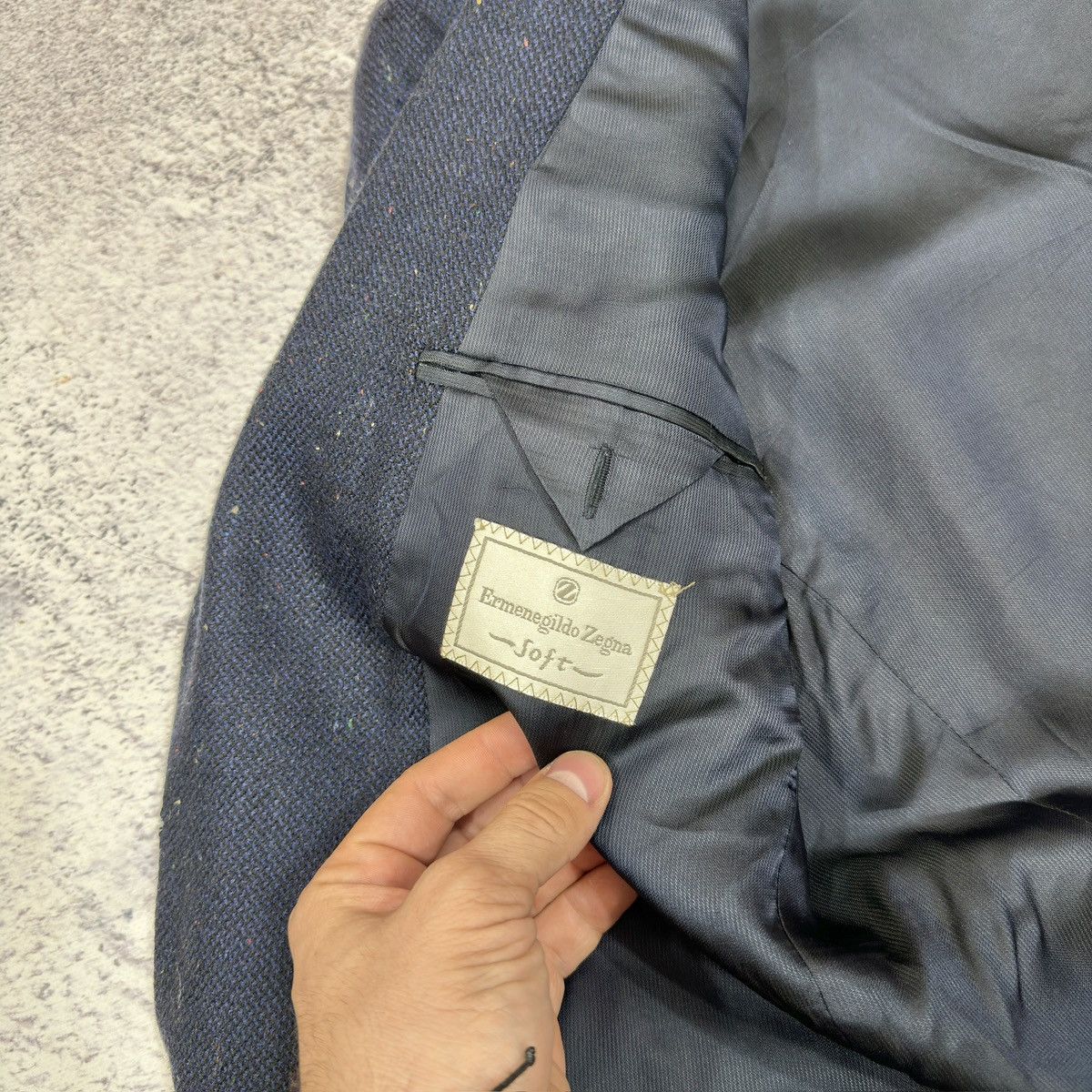 Ermenegildo Zegna Ermenegildo Zegna Mens Wool Blazer 52R Size 52R - 8 Thumbnail