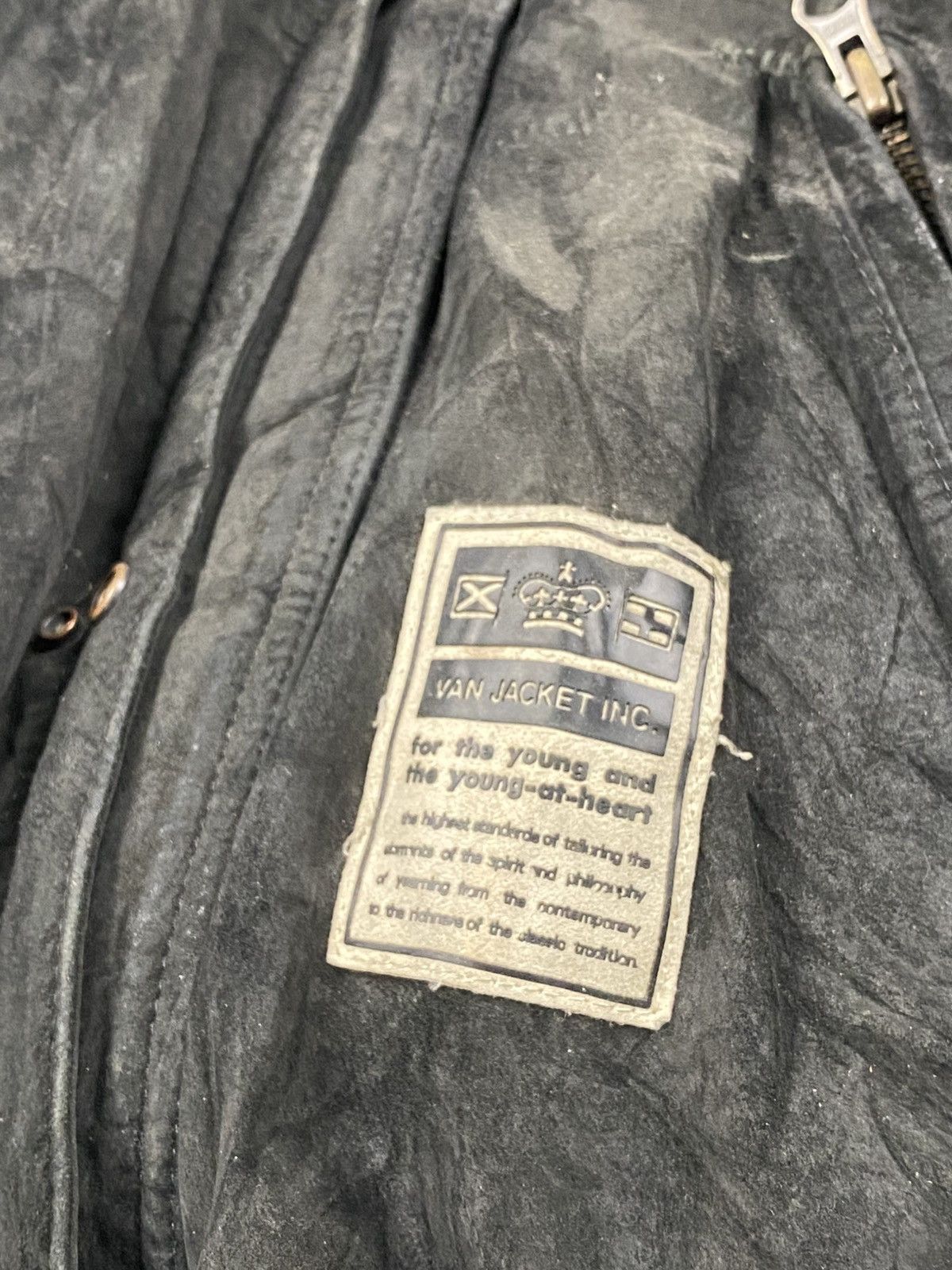 Van Rare Vintage Van Suede Leather Biker Rocker Jacket Size US M / EU 48-50 / 2 - 7 Thumbnail
