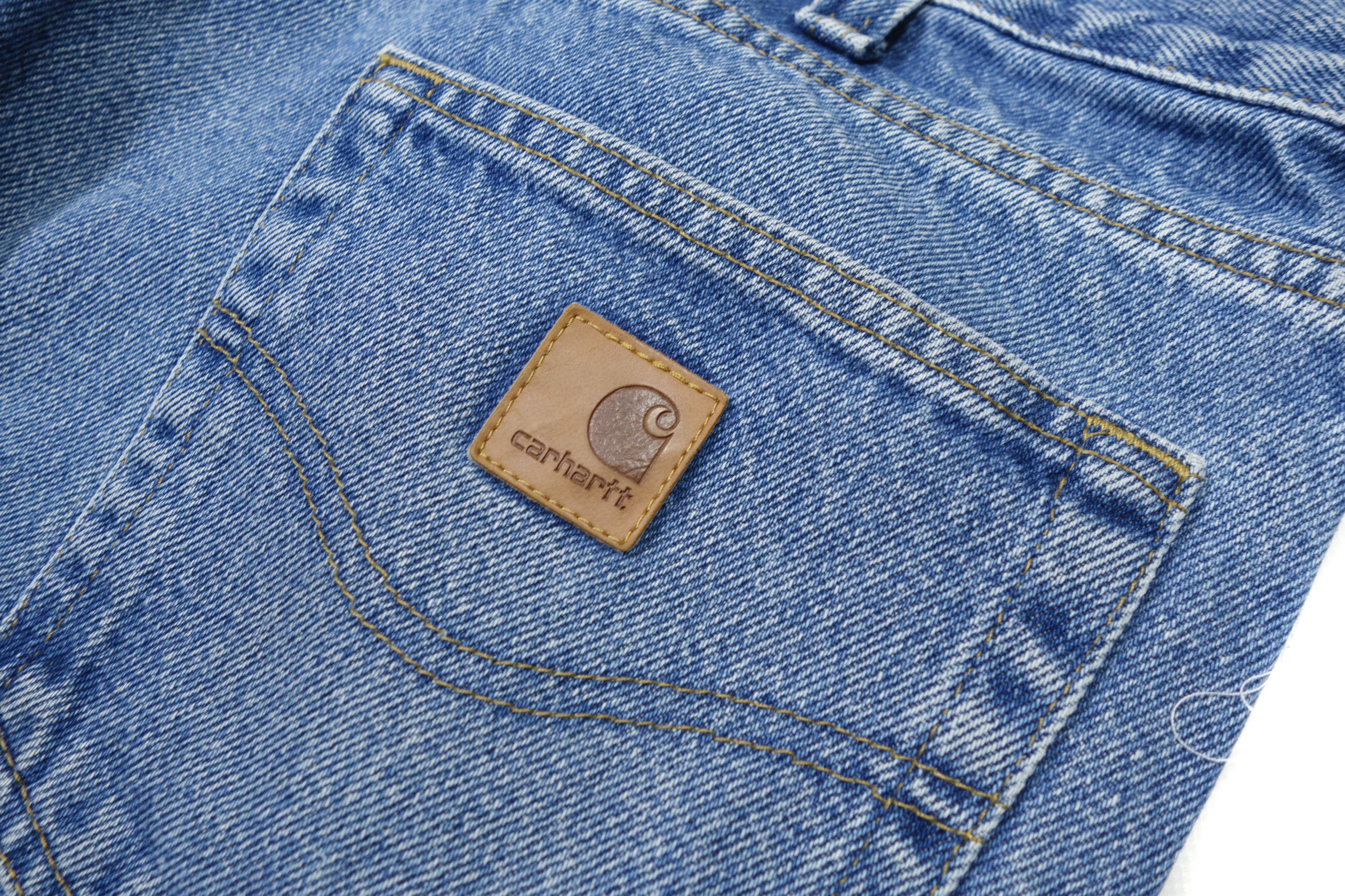 Carhartt 00s Relaxed Fit Straight Light Wash Blue Jeans Size US 35 - 9 Thumbnail
