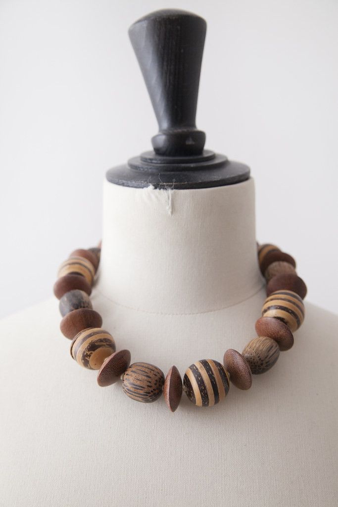 Celine 1990's wood necklace Size ONE SIZE - 1 Thumbnail