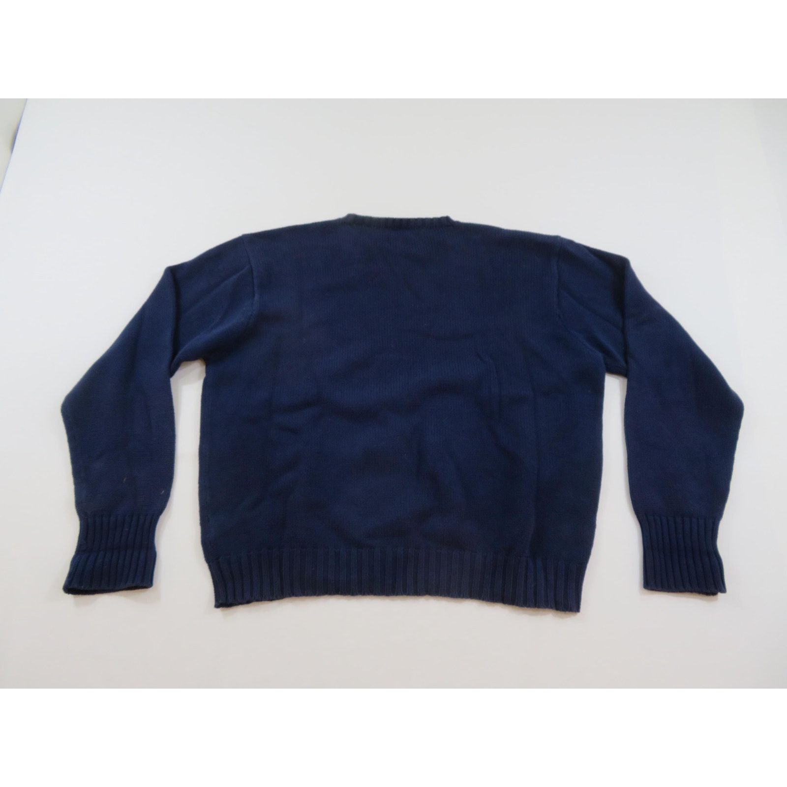 Polo Ralph Lauren Polo By Ralph Lauren Sweater, Pullover Crewneck, Blue Sz XL Size US XL / EU 56 / 4 - 3 Thumbnail