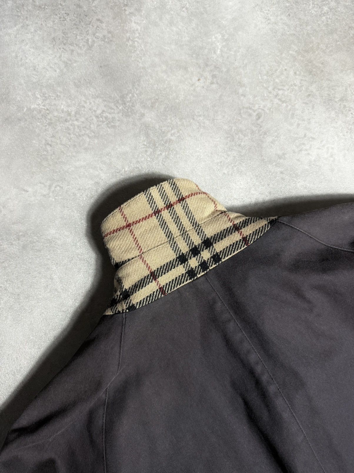 Burberry × Vintage Burberry Vintage Coat Man Luxury 90s Long Belt Size 40R - 13 Thumbnail