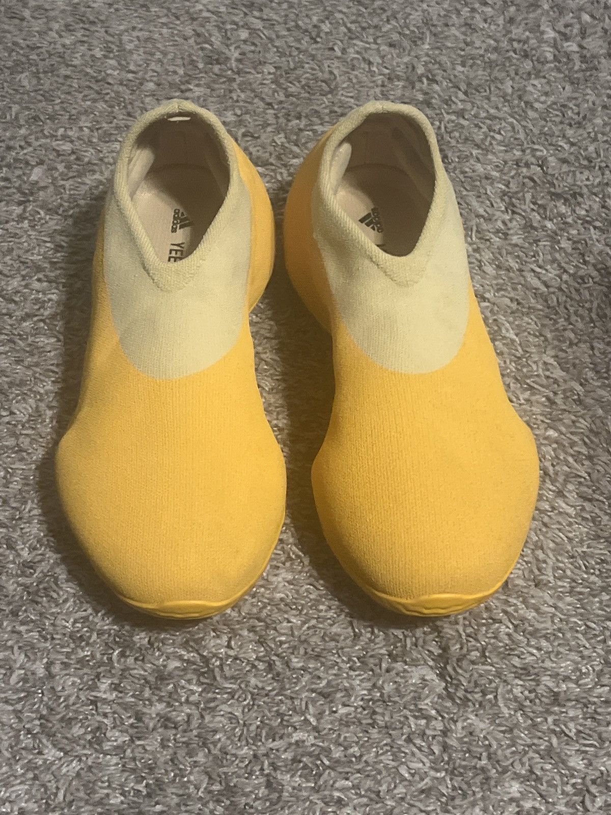 Adidas Yeezy Knit Runner “sulfur” Size US 12 / EU 45 - 1 Thumbnail