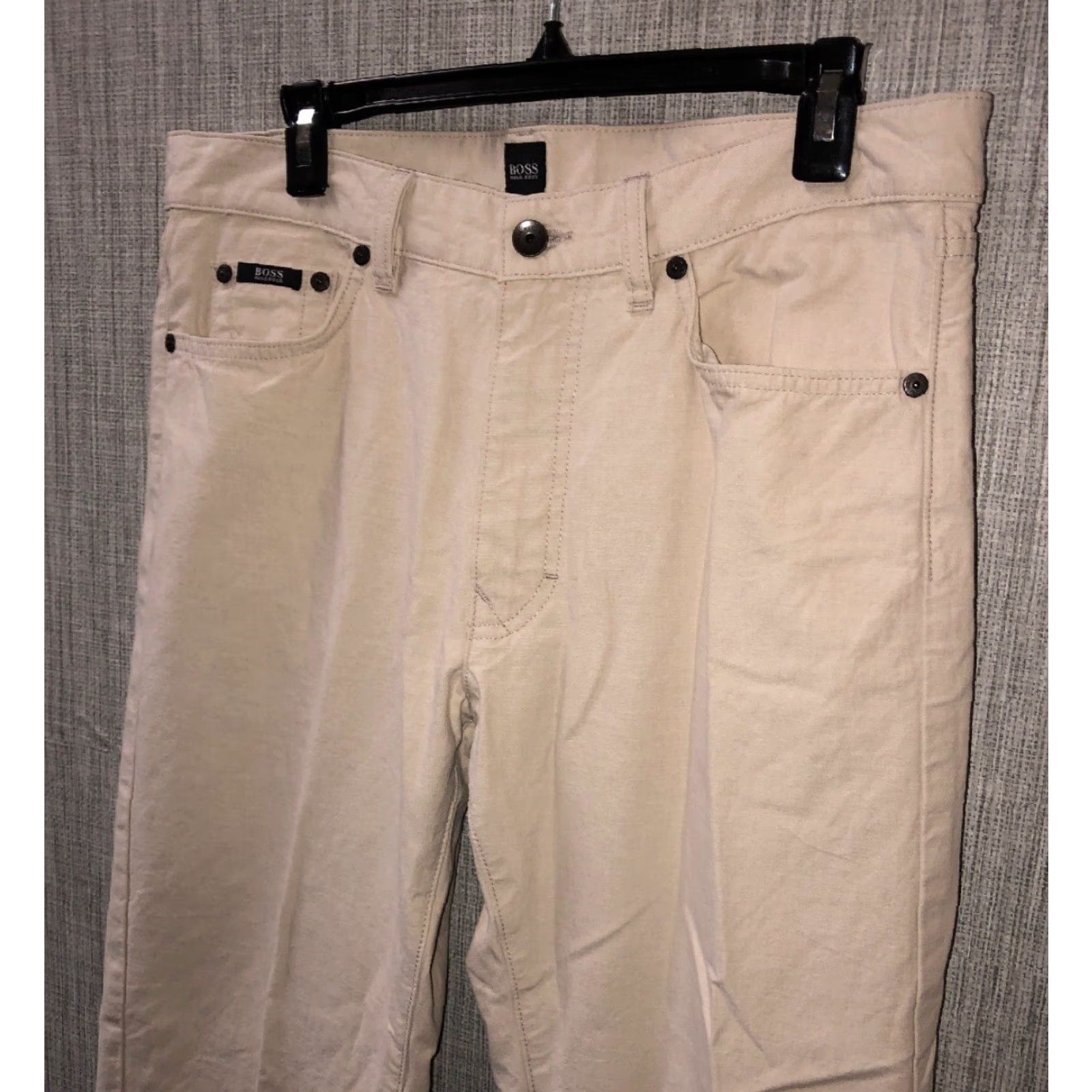 Hugo Boss HUGO BOSS Casual Pants Light Beige Size 34 X 34 (30 Inch Inseam) Mens Size US 34 / EU 50 - 2 Thumbnail