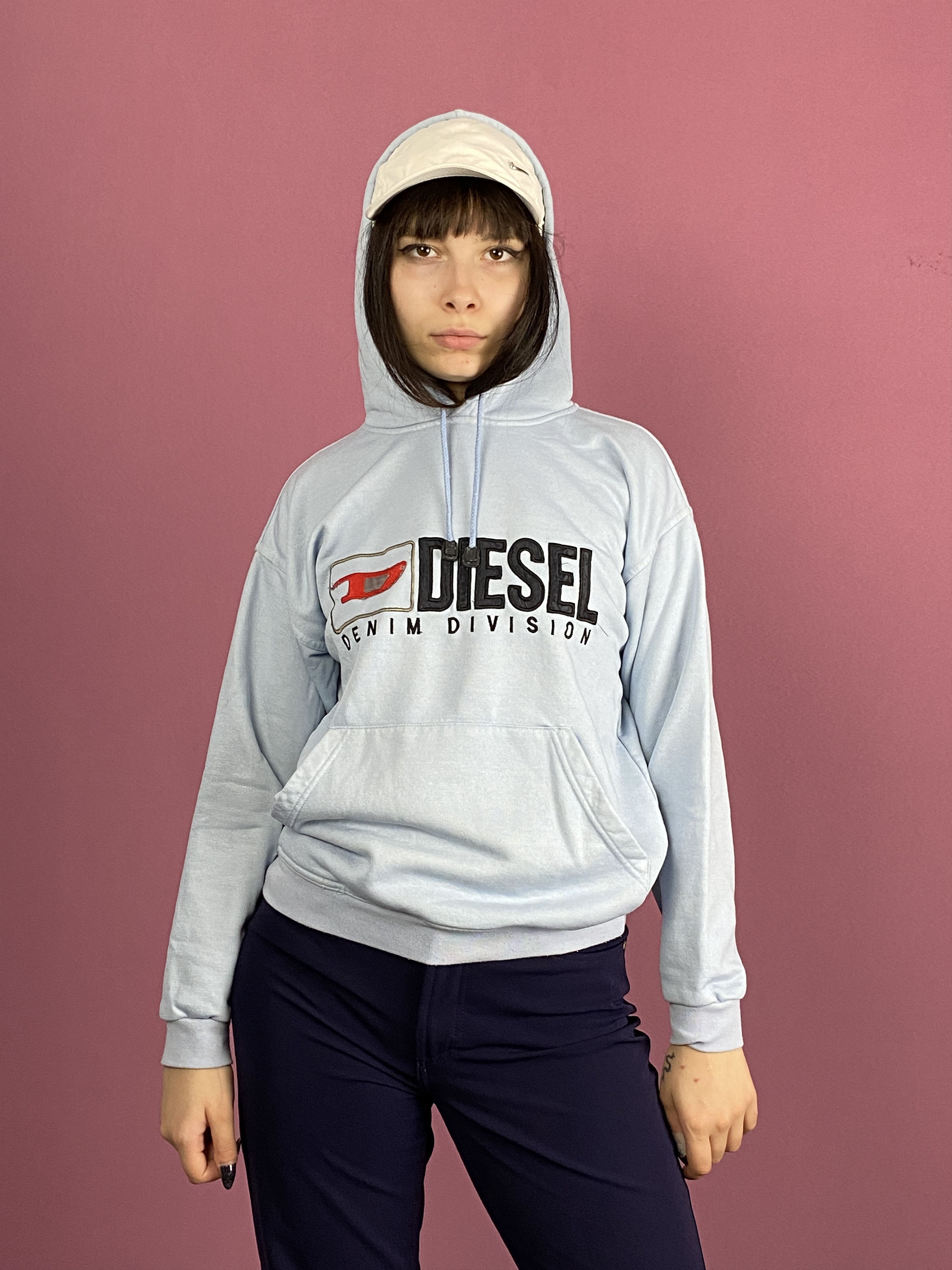 Diesel × Vintage 90s Diesel Vintage Women's Hoodie - S Size S / US 4 / IT 40 - 1 Thumbnail
