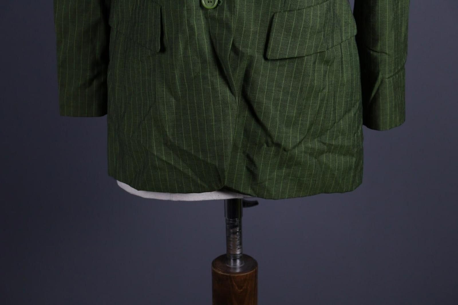 Christian Dior Monsieur Mondi Green Wool Mohair Coat Blazer Jacket Size 38 Size M / US 6-8 / IT 42-44 - 2 Thumbnail