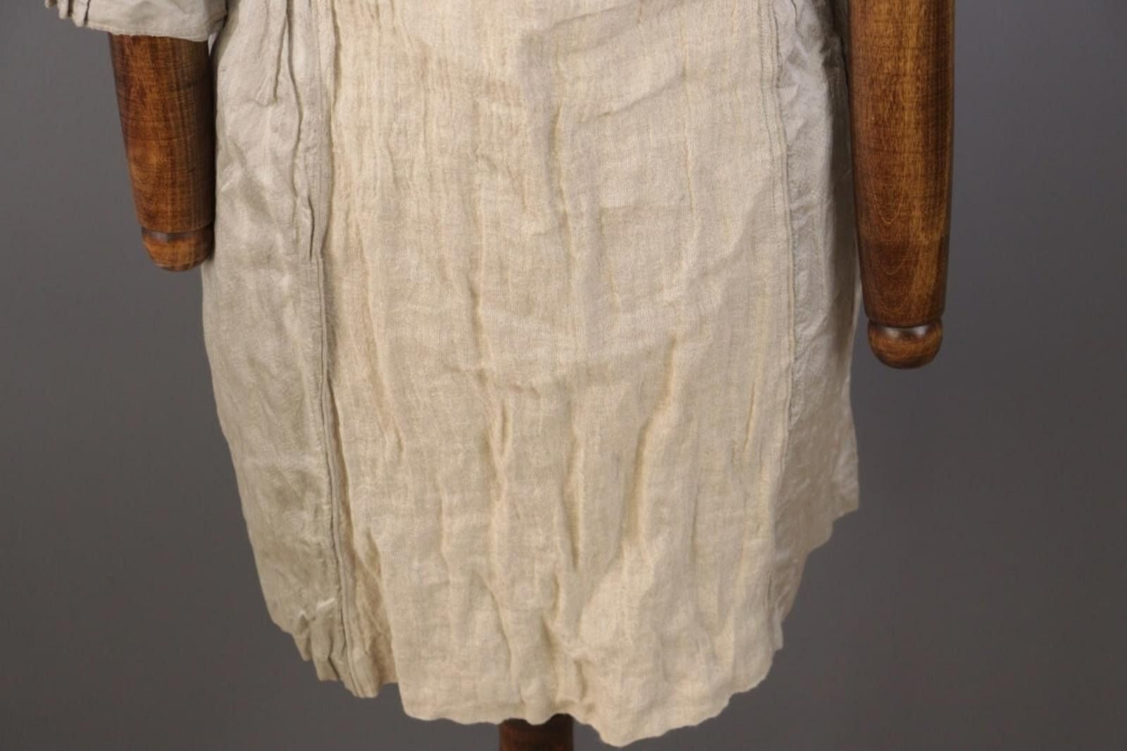 Designer Aventures des Toiles Beige 3/4 Sleeve A-Line Dress 36 Size M / US 6-8 / IT 42-44 - 12 Thumbnail