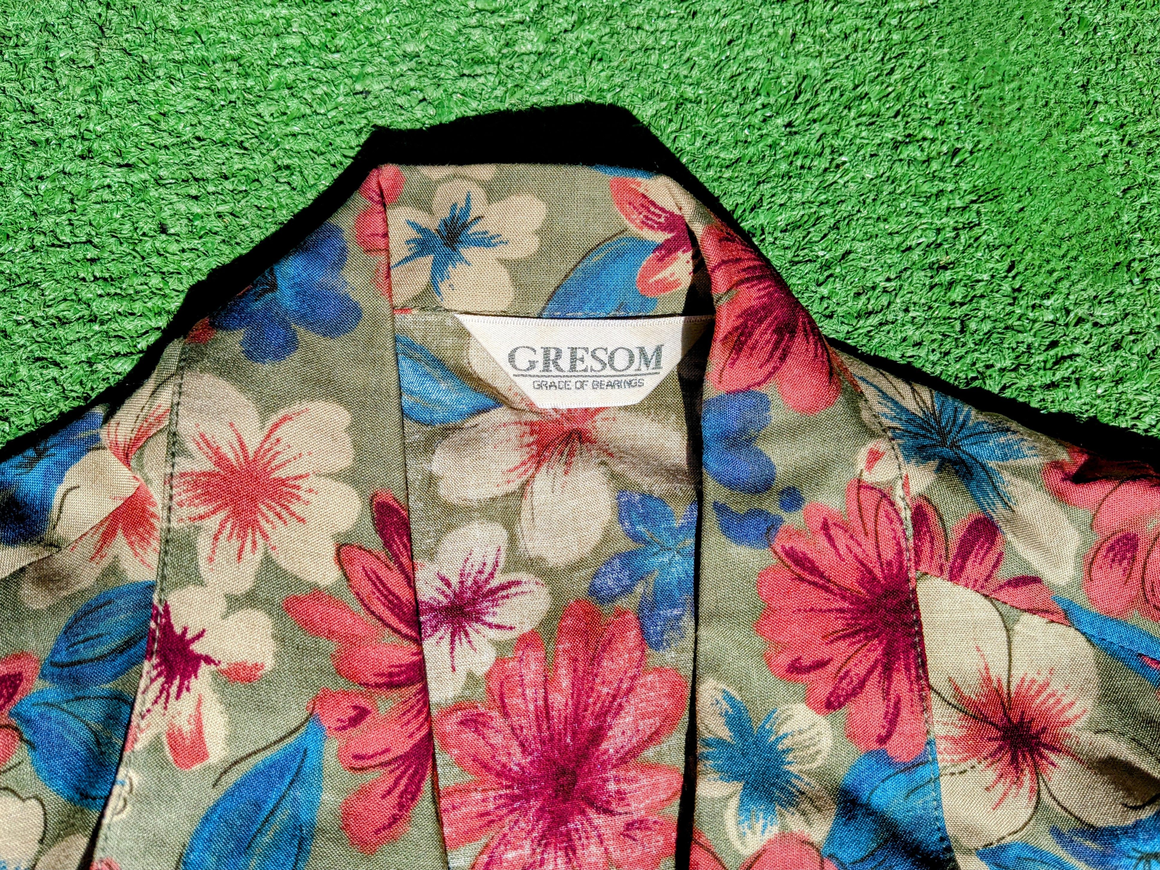 Vintage Gresom Grace of Bearings Petite Double-Breasted Blouse Dress Size M / US 6-8 / IT 42-44 - 6 Thumbnail
