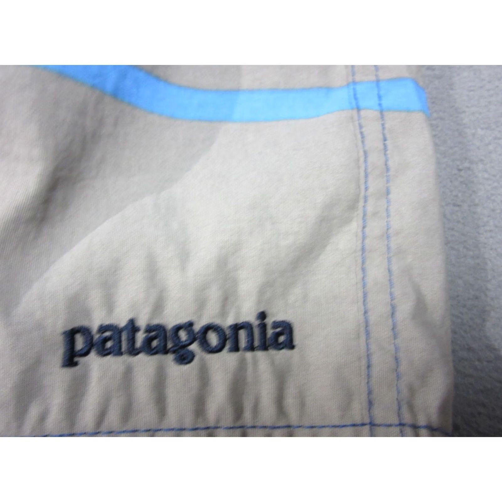 Patagonia Patagonia Board Shorts Mens 34 Blue Wavefarer Swim Surf Drawstring Worn Wear Size US 34 / EU 50 - 5 Thumbnail