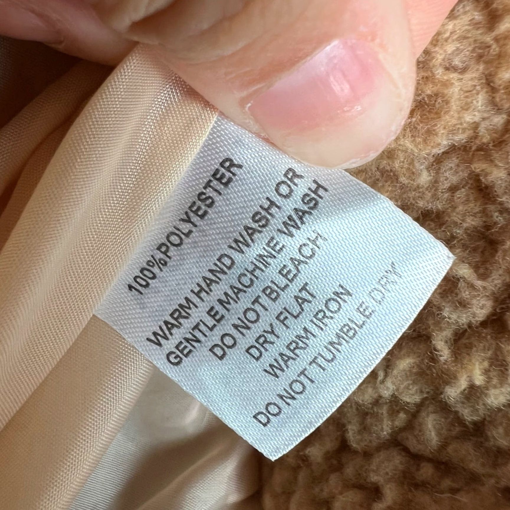 I.AM.GIA VINTAGE I.AM.GIA Womens XS Pixie Teddy Sherpa Jacket Beige Polyester Warm & Cozy Coat Women XS Beige Teddy Sherpa Jacket, I.AM.GIA, Women, XS, Beige Size XS / US 0-2 / IT 36-38 - 4 Thumbnail