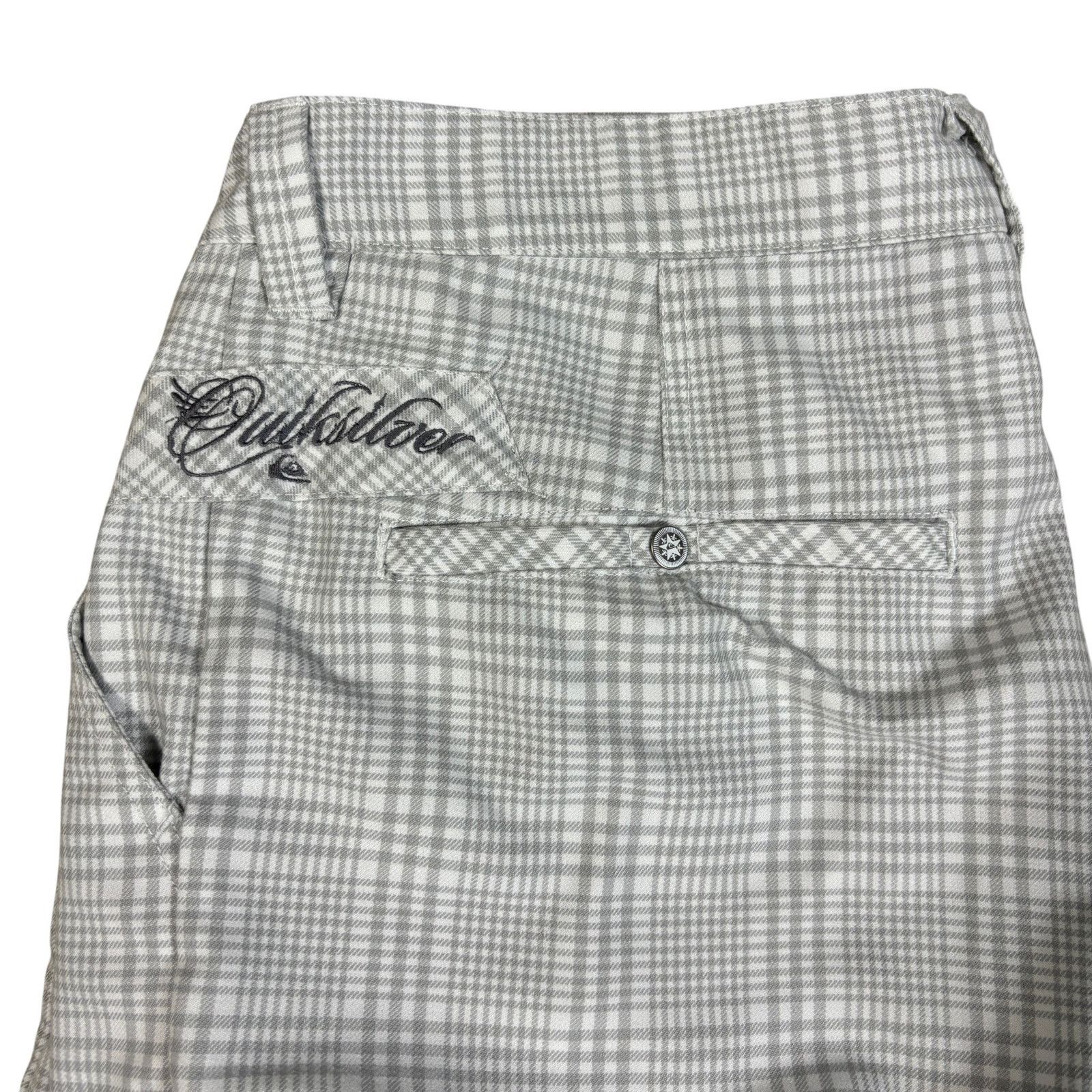 Quiksilver vintage y2k 2000s Quiksilver baggy wide leg plaid 34x11 emo Size US 34 / EU 50 - 3 Thumbnail