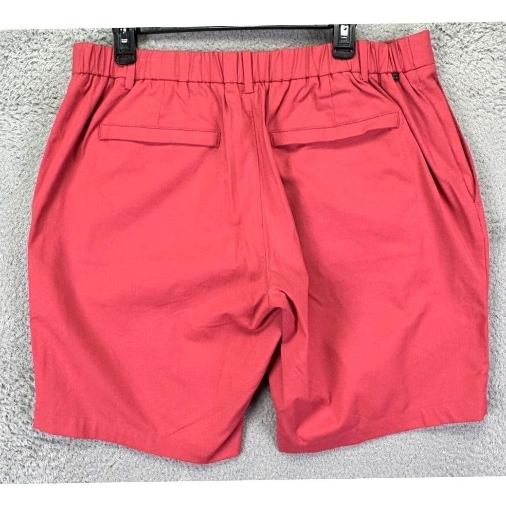 Vintage Tommy John Shorts Mens 40-41 Pink Khaki Elastic Waist Stretch Pocket Flat Front Zip Casual Travel Sports Shirt? Size US 40 / EU 56 - 2 Thumbnail