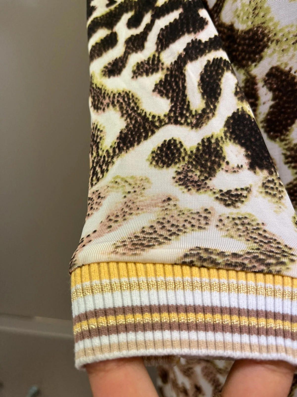 Just Cavalli Just Cavalli Leopard Animal Prin Jersey Flounce Midi Dress S Size S / US 4 / IT 40 - 8 Thumbnail