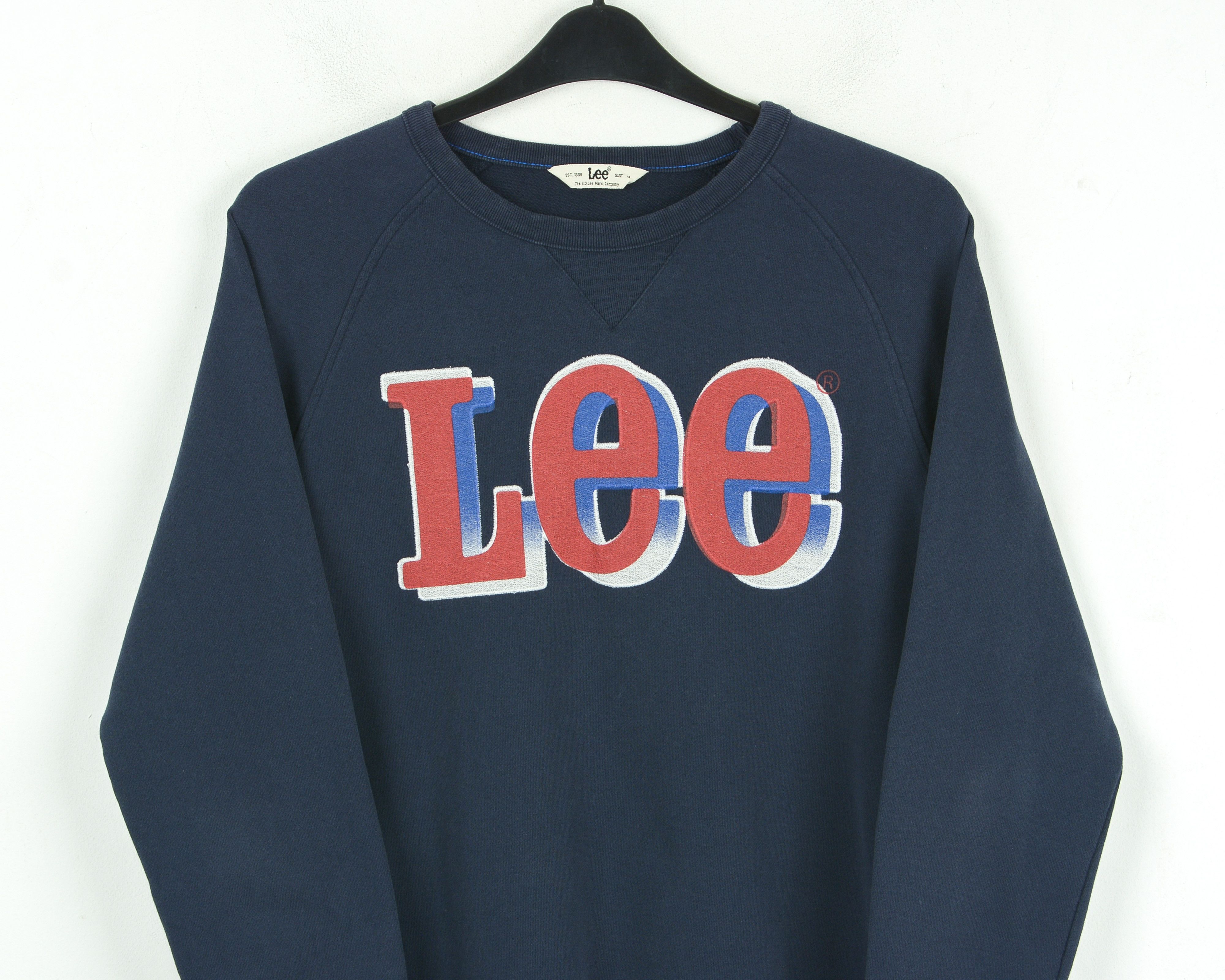 Lee M Crew Neck Jumper Sweatshirt Cotton Logo Sweater Size US M / EU 48-50 / 2 - 2 Thumbnail