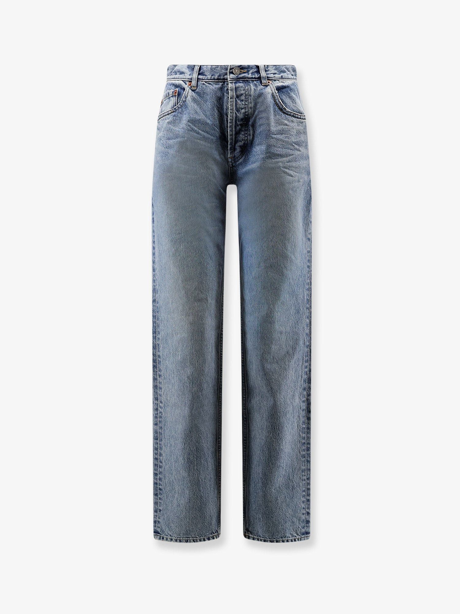 Saint Laurent Paris Relaxed Straight Jeans Size 28" / US 6 / IT 42 - 1 Thumbnail