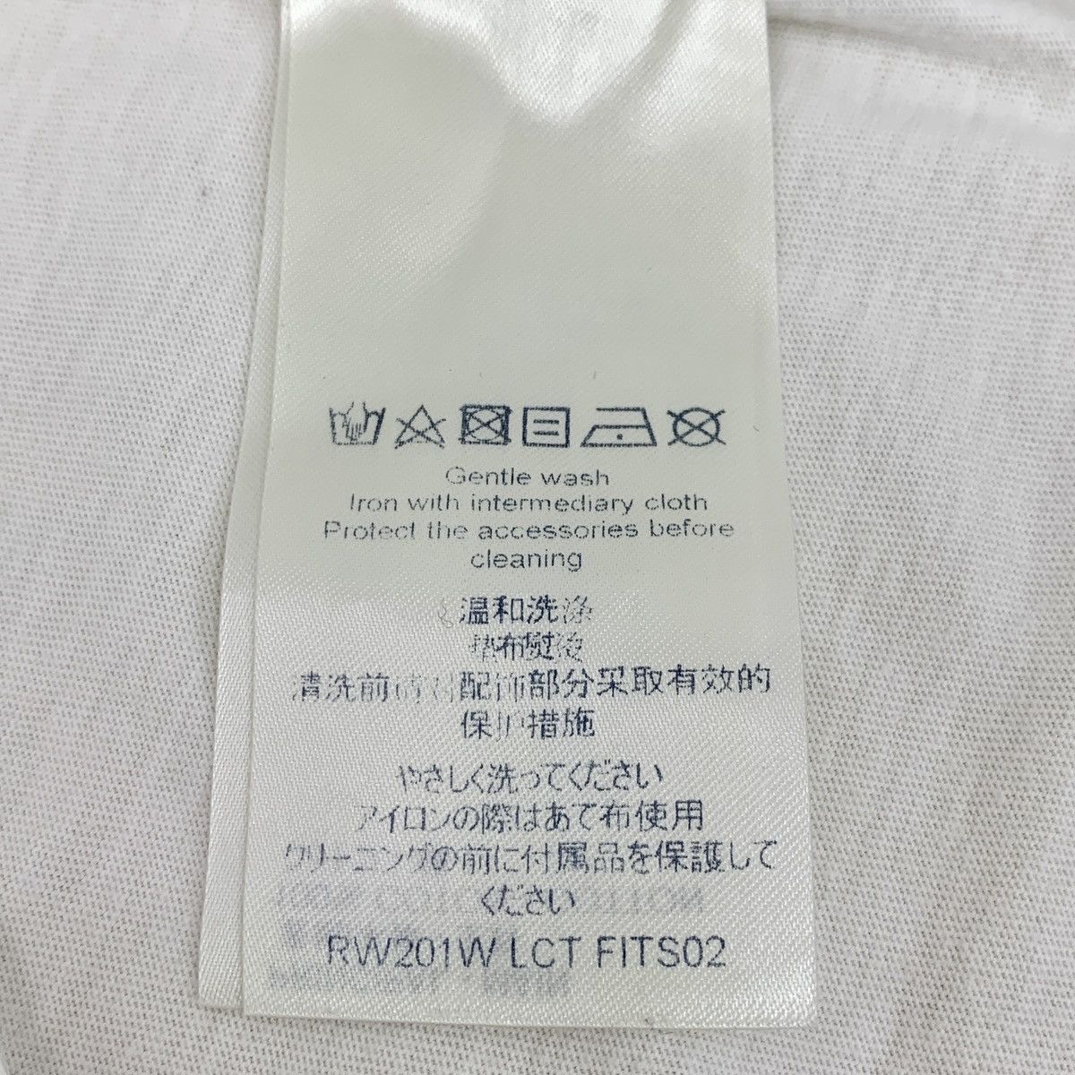 Louis Vuitton Louis Vuitton White Letter Print Short Sleeve T-Shirt K26WX Size M / US 6-8 / IT 42-44 - 7 Thumbnail